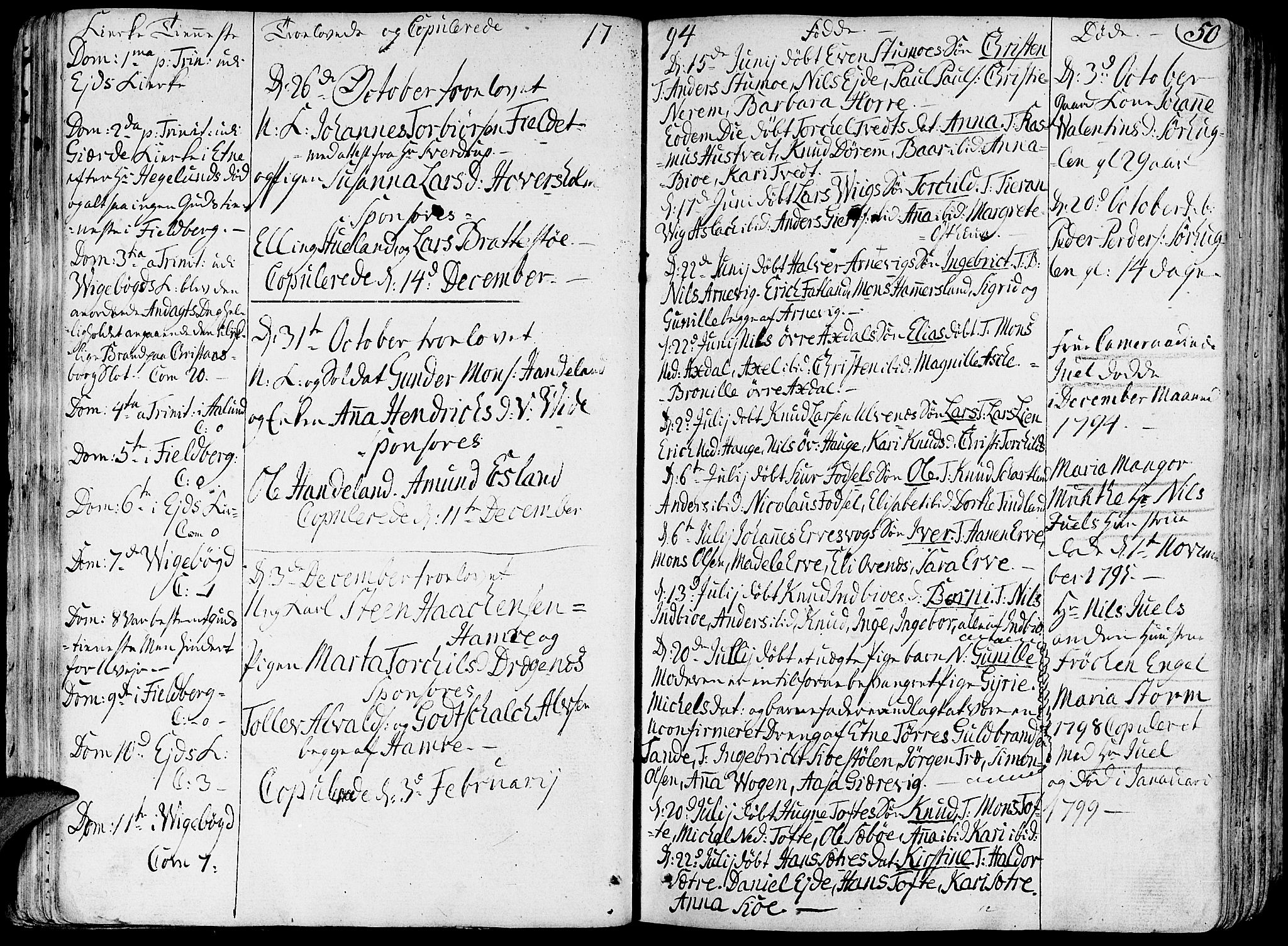 Fjelberg sokneprestembete, SAB/A-75201/H/Haa: Parish register (official) no. A 3, 1788-1815, p. 50