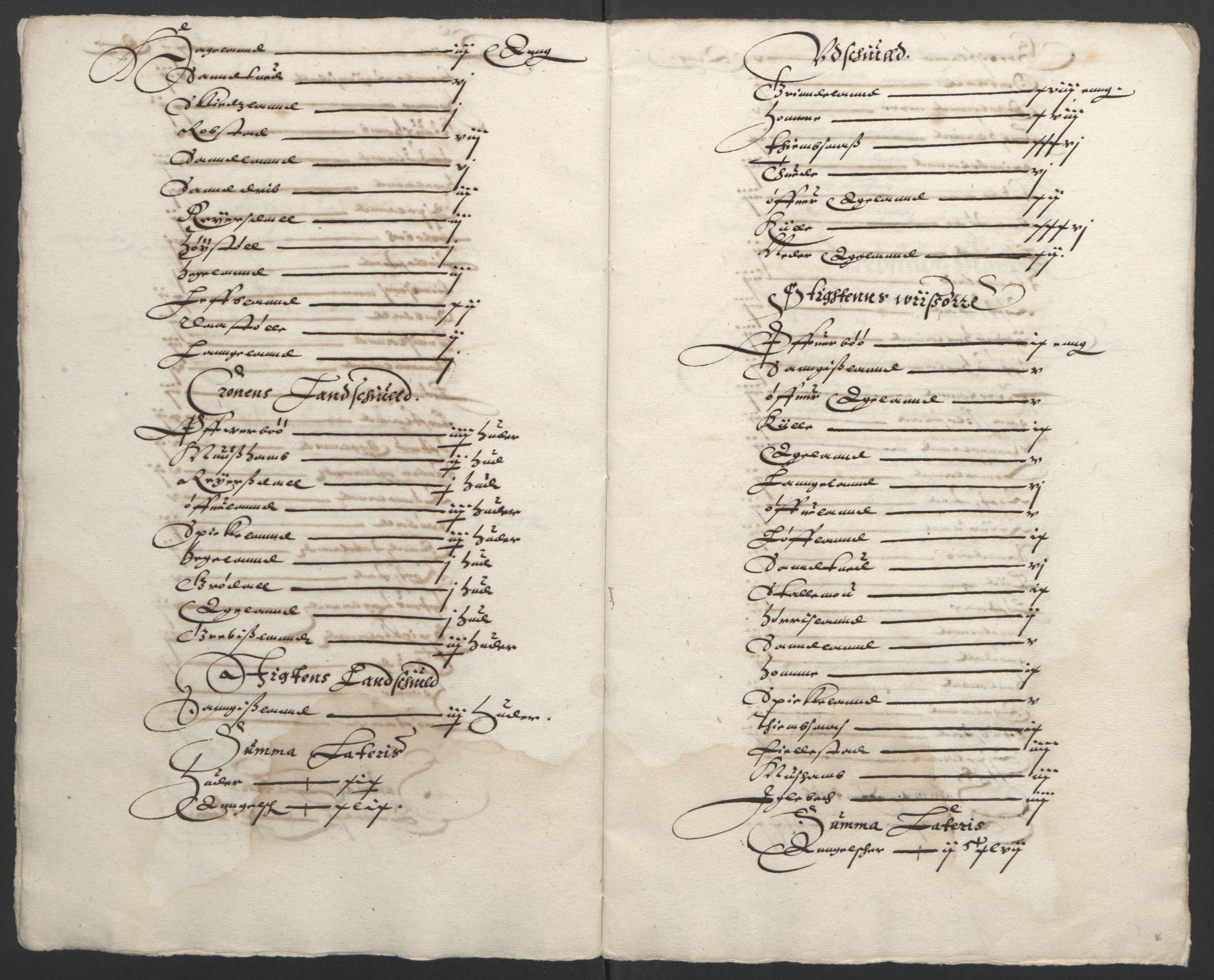 Stattholderembetet 1572-1771, AV/RA-EA-2870/Ek/L0002/0002: Jordebøker til utlikning av garnisonsskatt 1624-1626: / Jordebøker for Agdesiden len, 1624-1625, p. 45