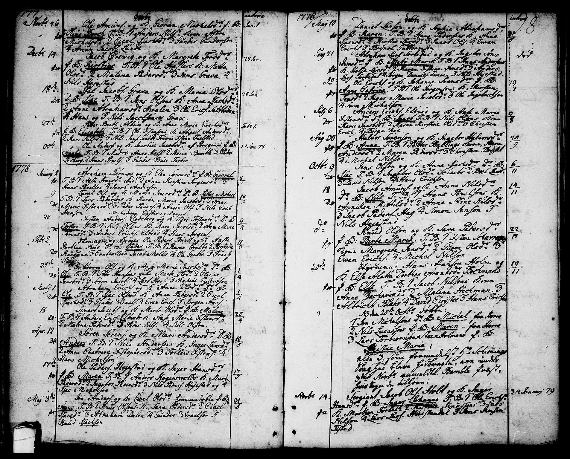 Brevik kirkebøker, SAKO/A-255/F/Fa/L0003: Parish register (official) no. 3, 1764-1814, p. 18