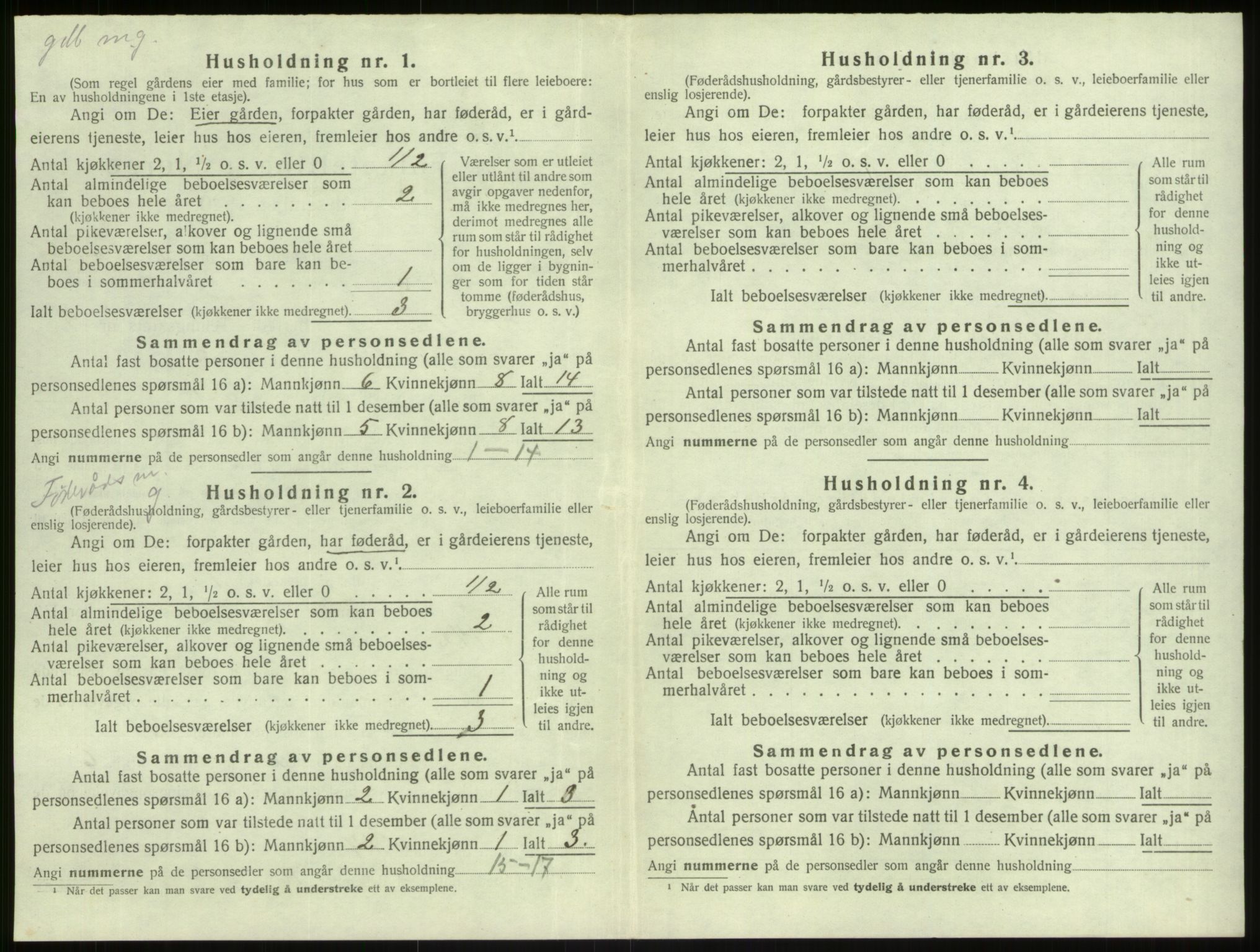 SAB, 1920 census for Herdla, 1920, p. 799