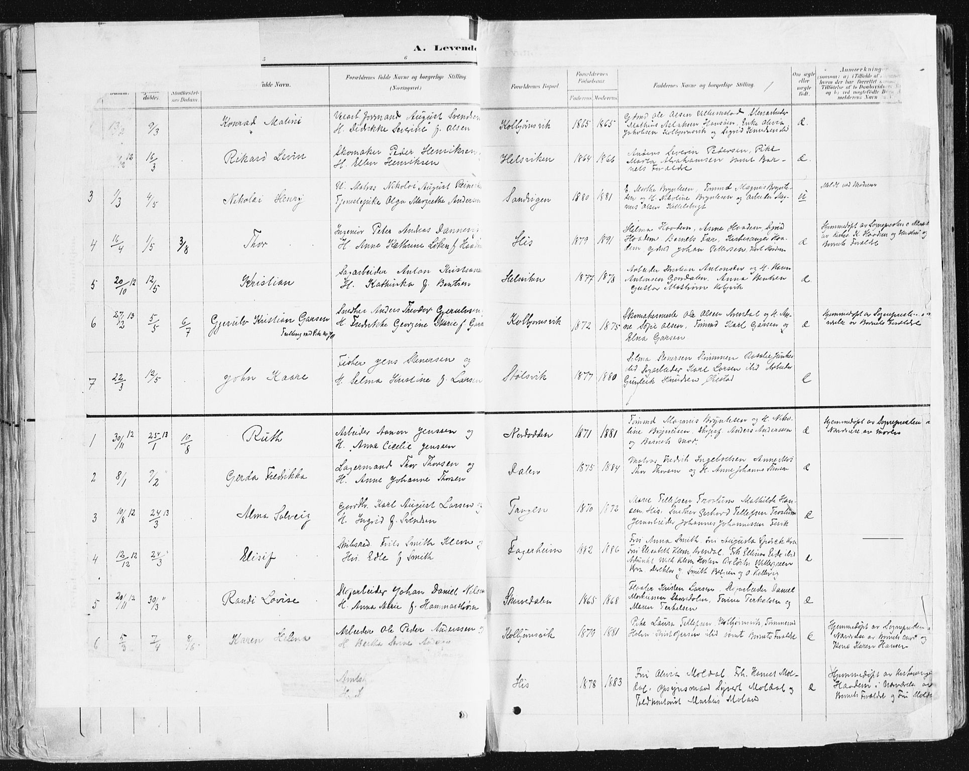 Hisøy sokneprestkontor, SAK/1111-0020/F/Fa/L0004: Parish register (official) no. A 4, 1895-1917, p. 78