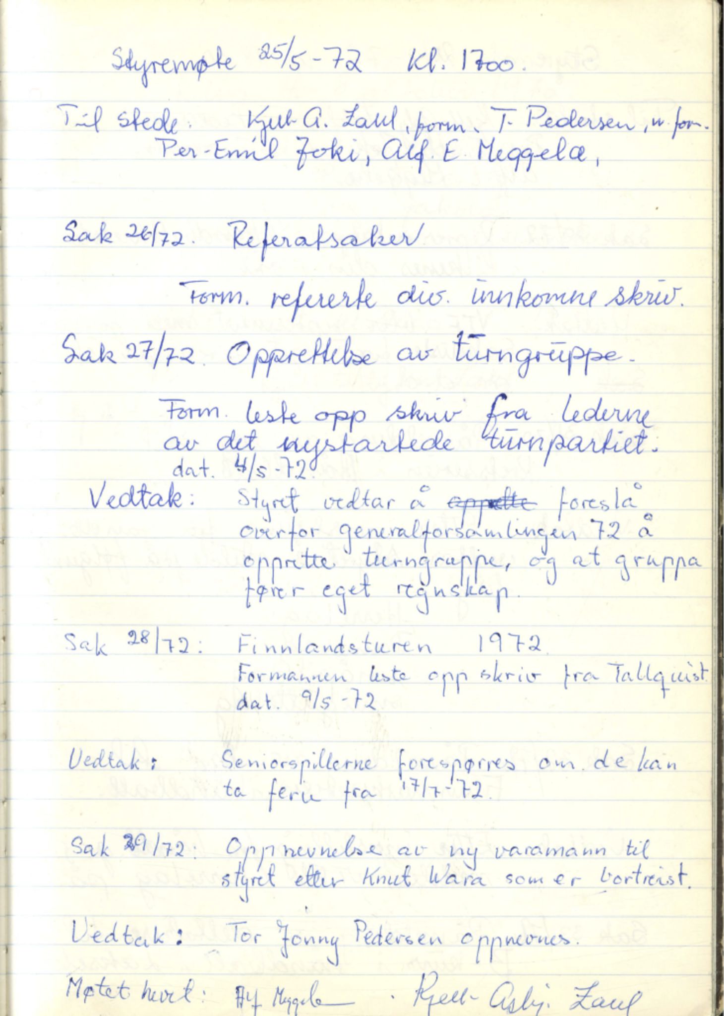 Vadsø Turnforening, FMFB/A-1063/A/L0001: Møteprotokoll, 1962-1972, p. 208