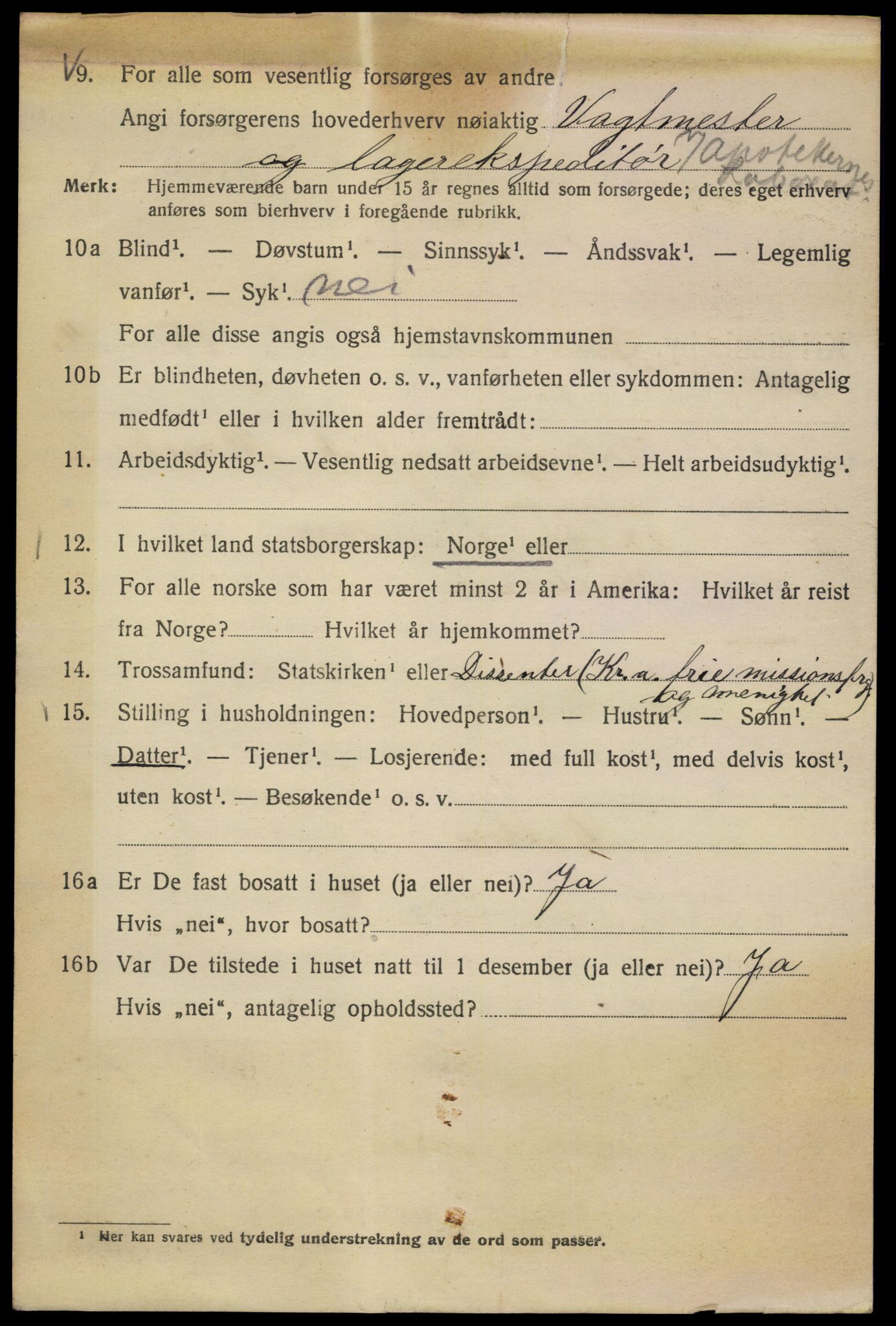 SAO, 1920 census for Kristiania, 1920, p. 658856