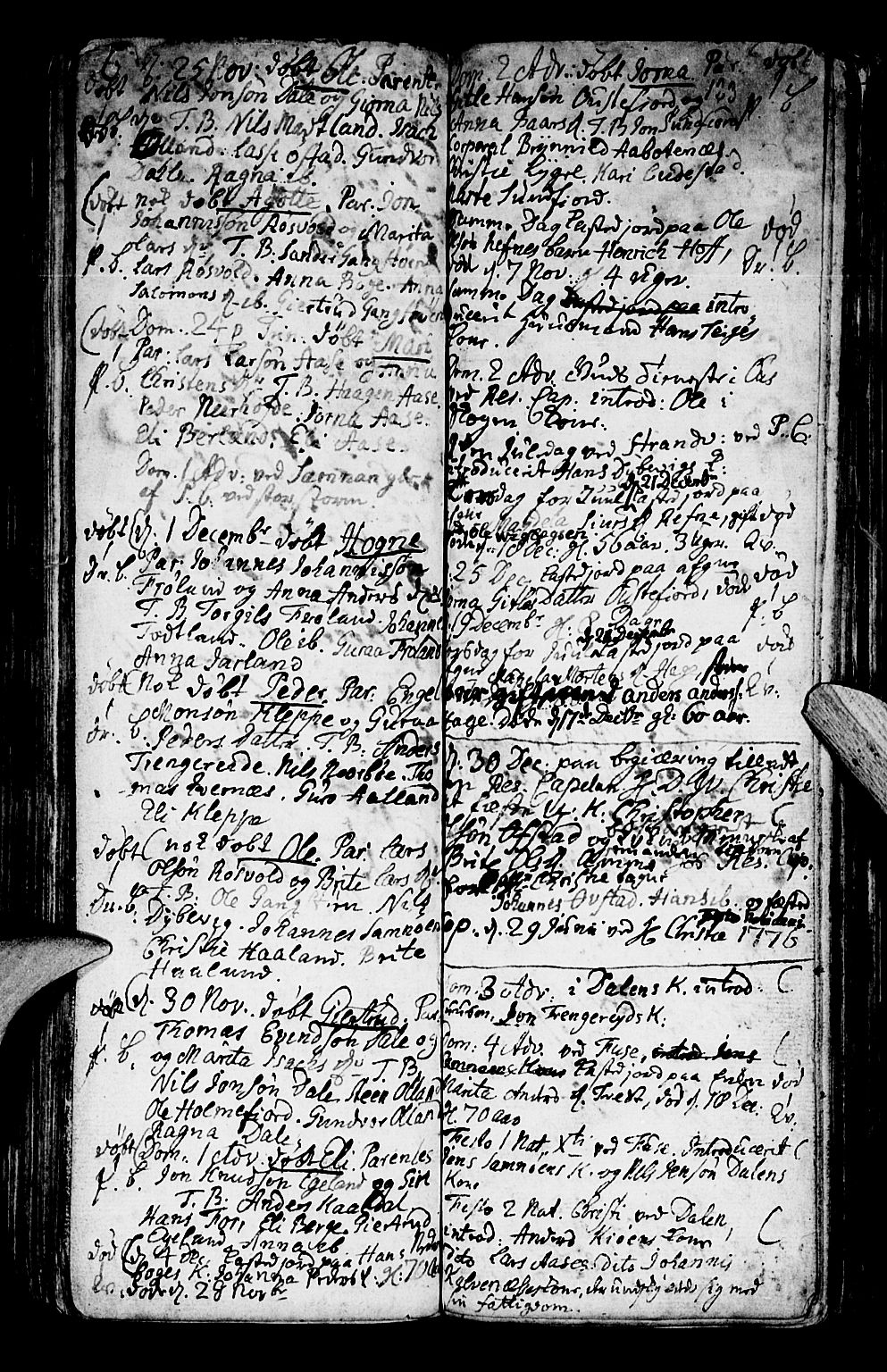 Os sokneprestembete, SAB/A-99929: Parish register (official) no. A 9, 1766-1779, p. 123
