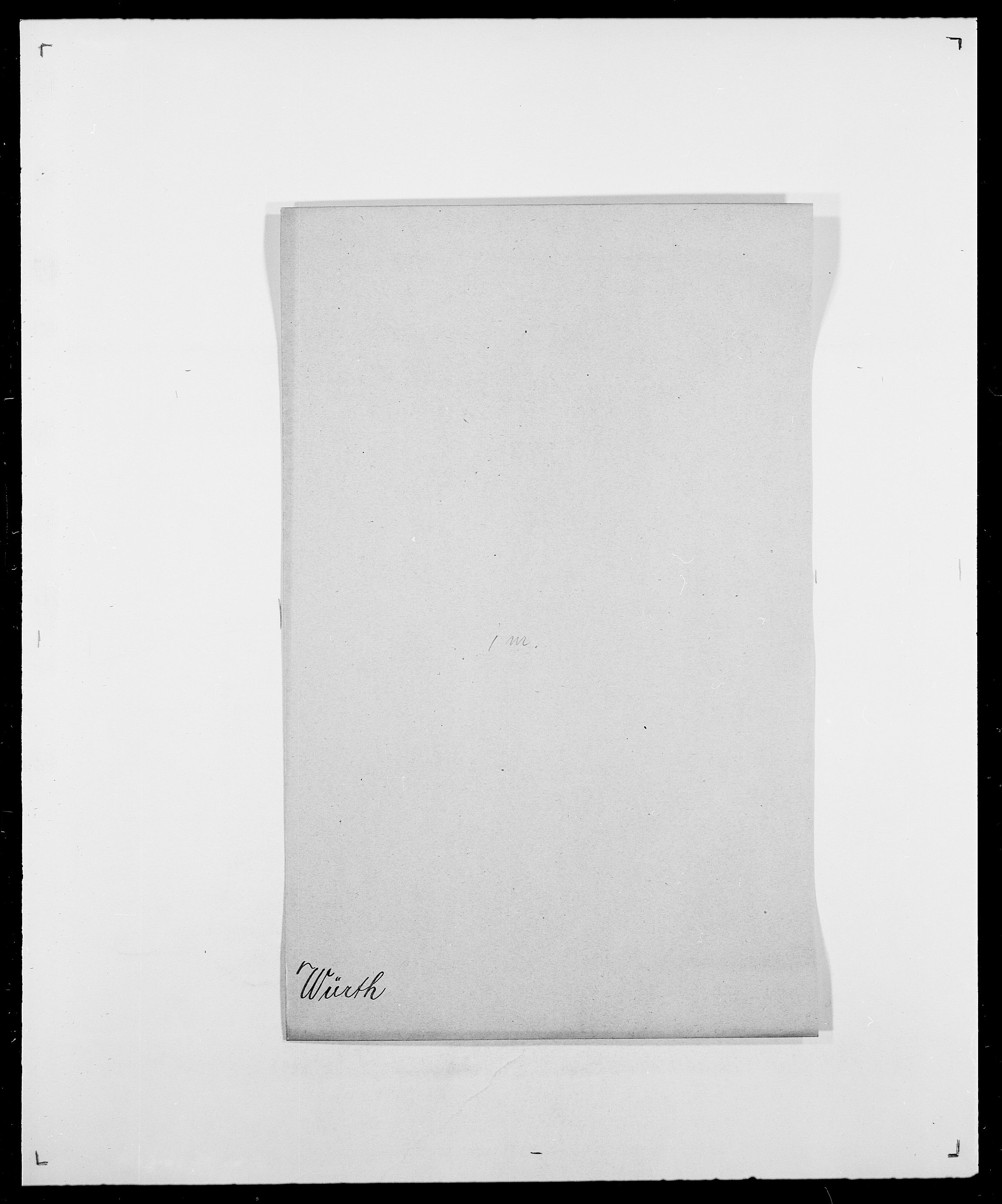 Delgobe, Charles Antoine - samling, AV/SAO-PAO-0038/D/Da/L0043: Wulfsberg - v. Zanten, p. 23