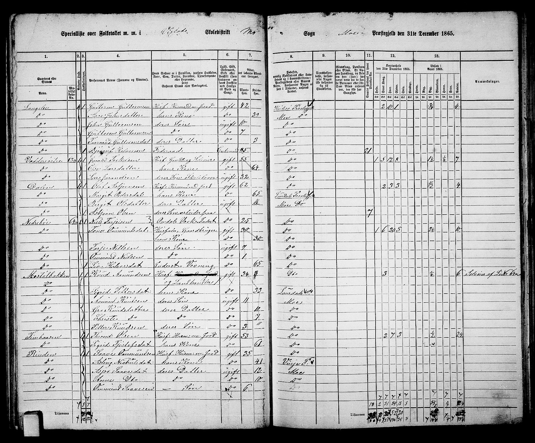 RA, 1865 census for Mo, 1865, p. 50