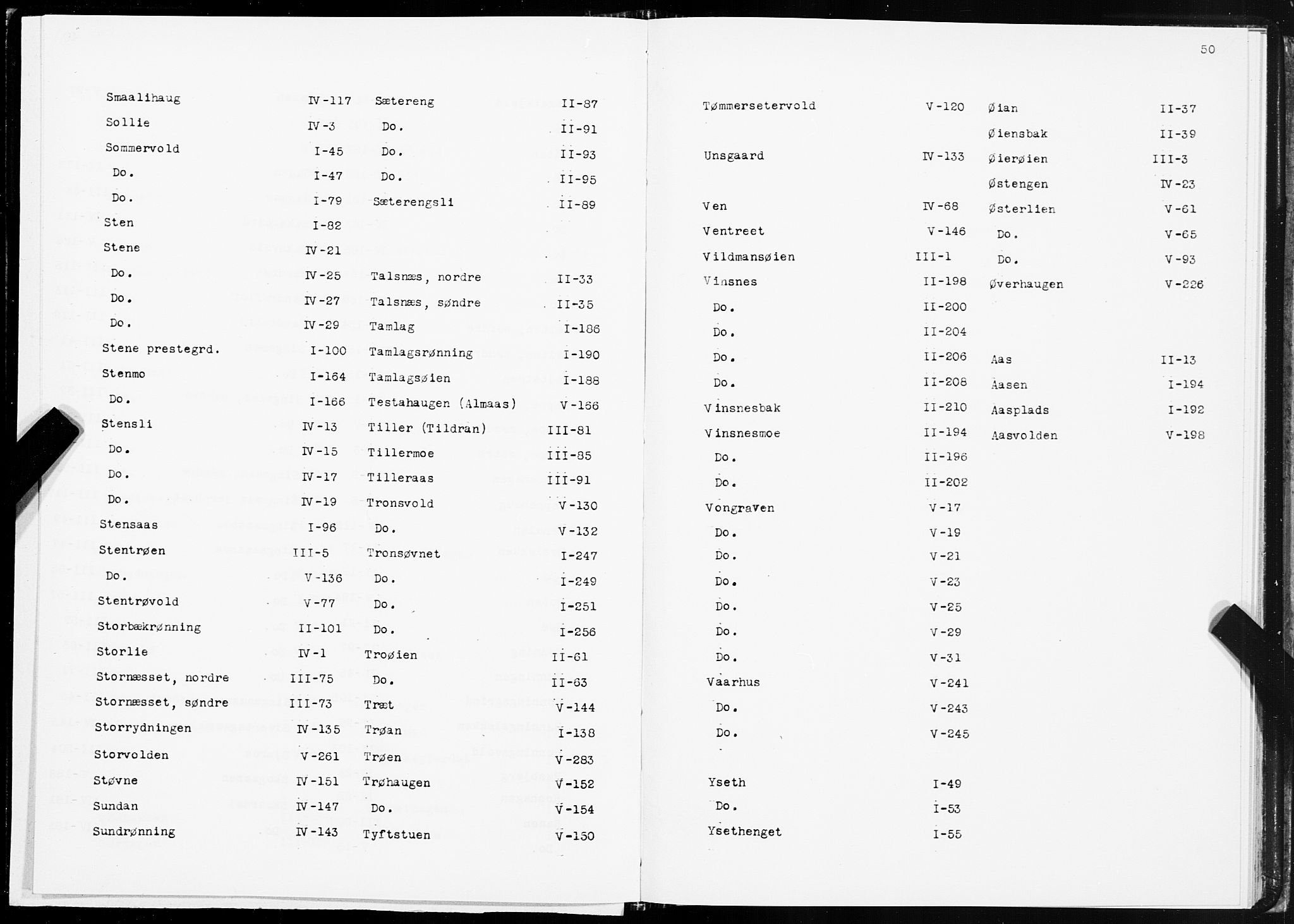 SAT, 1875 census for 1645P Haltdalen, 1875, p. 50