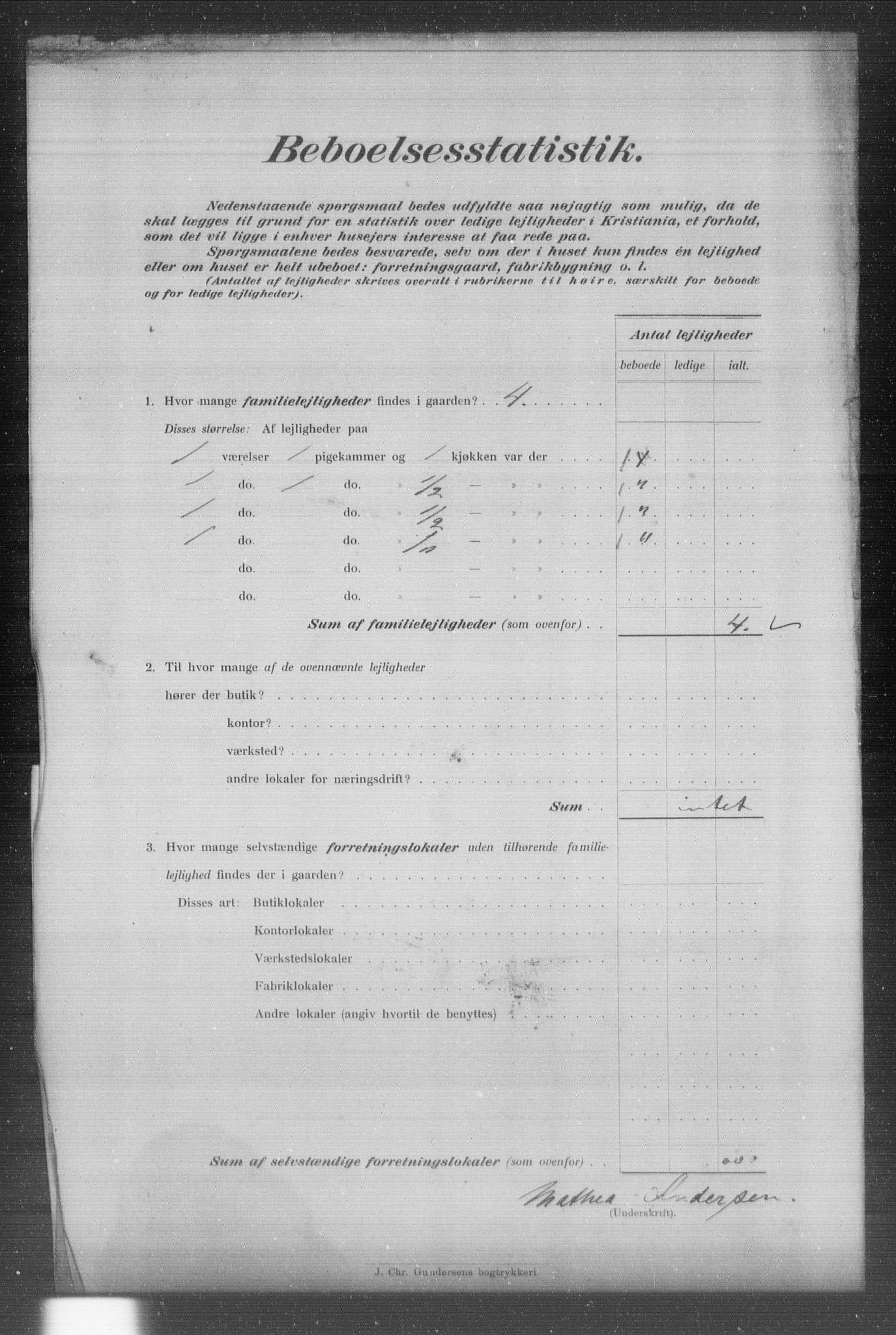 OBA, Municipal Census 1903 for Kristiania, 1903, p. 24238