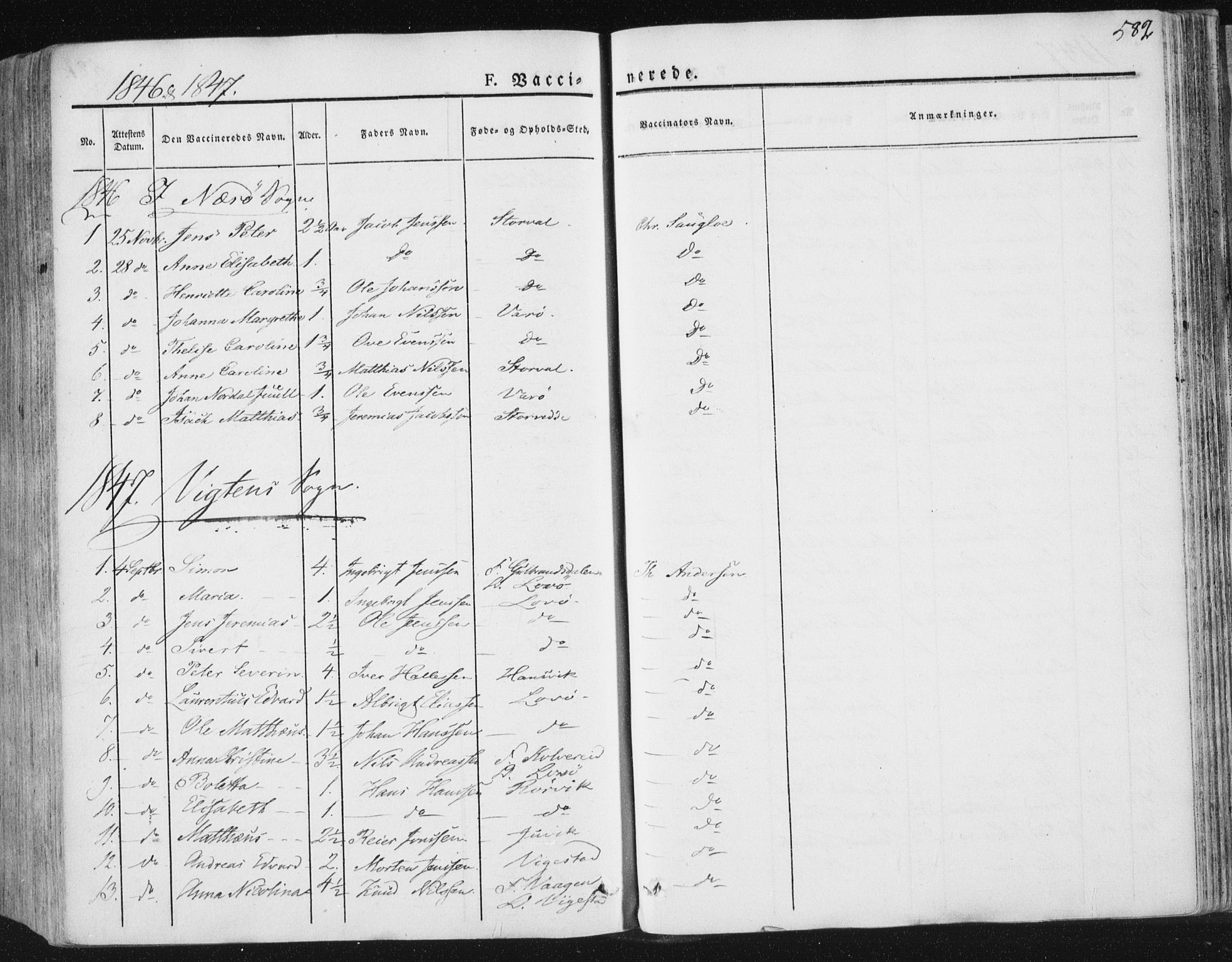 Ministerialprotokoller, klokkerbøker og fødselsregistre - Nord-Trøndelag, SAT/A-1458/784/L0669: Parish register (official) no. 784A04, 1829-1859, p. 582