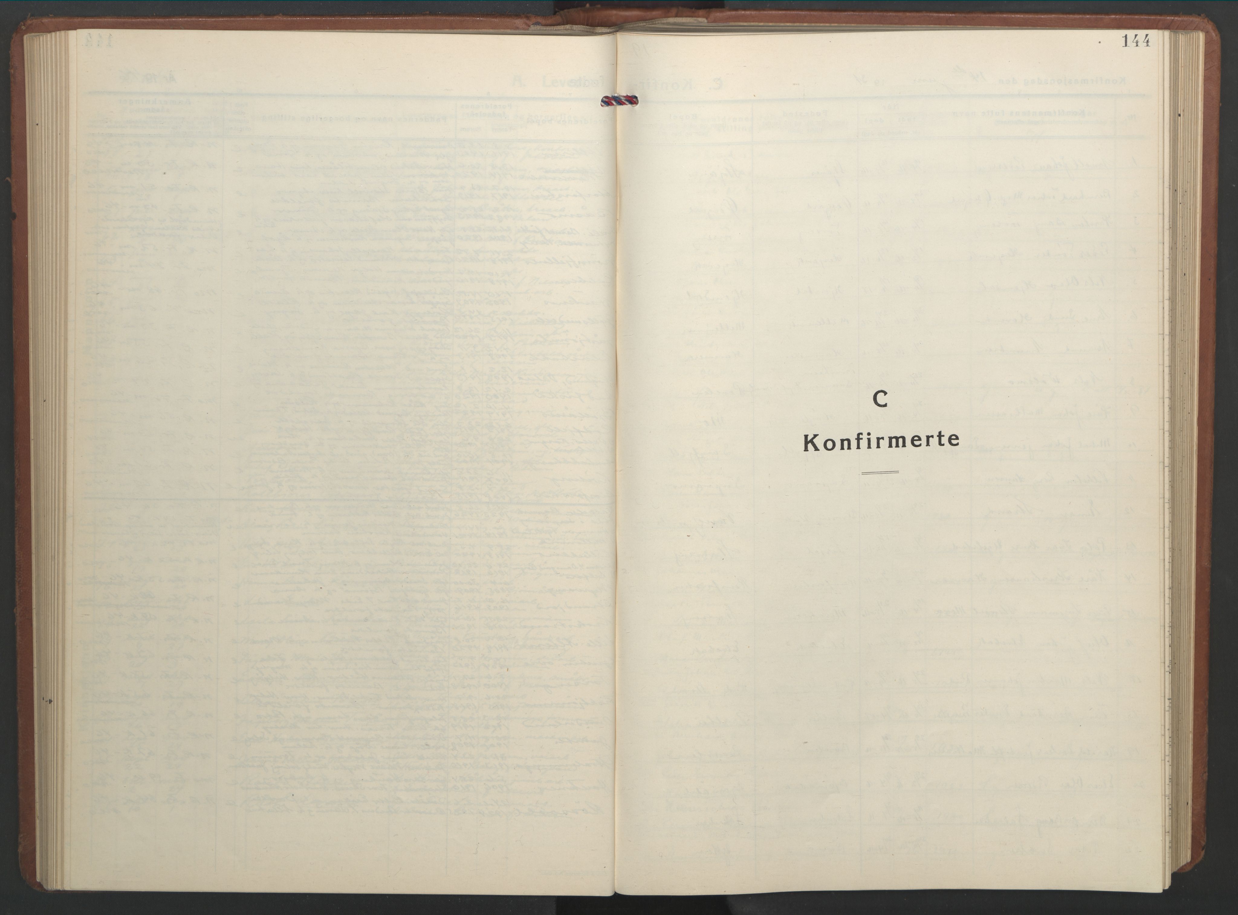 Ministerialprotokoller, klokkerbøker og fødselsregistre - Nordland, AV/SAT-A-1459/827/L0425: Parish register (copy) no. 827C14, 1931-1946, p. 144