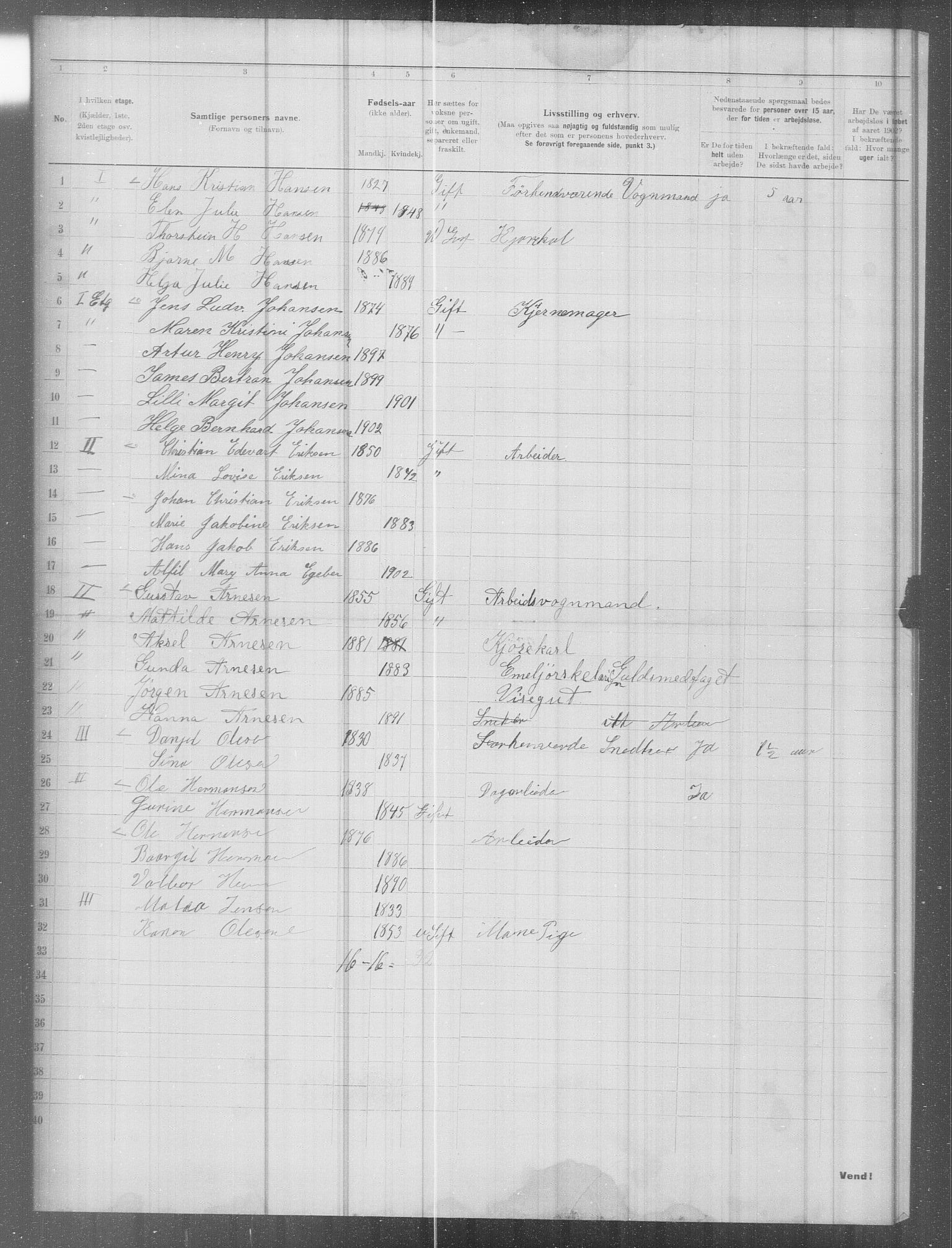 OBA, Municipal Census 1902 for Kristiania, 1902, p. 8028