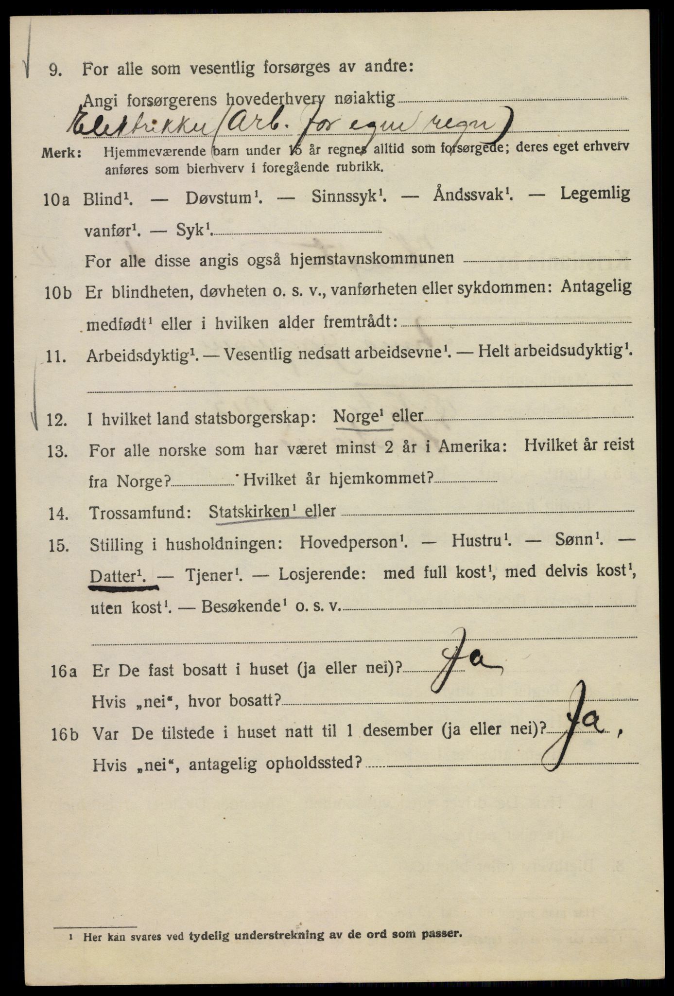 SAO, 1920 census for Kristiania, 1920, p. 351010