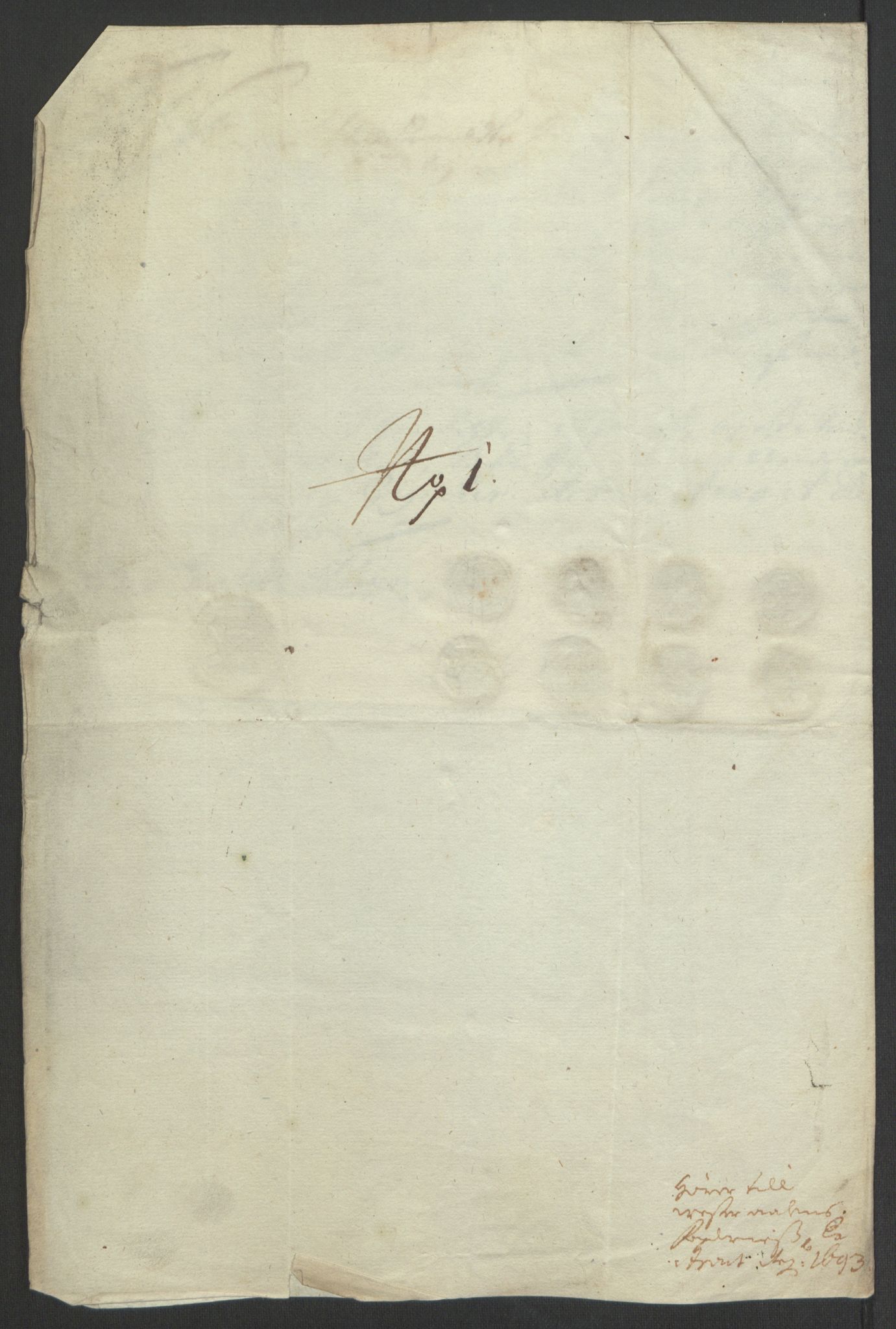 Rentekammeret inntil 1814, Reviderte regnskaper, Fogderegnskap, AV/RA-EA-4092/R67/L4676: Fogderegnskap Vesterålen, Andenes og Lofoten, 1691-1693, p. 350