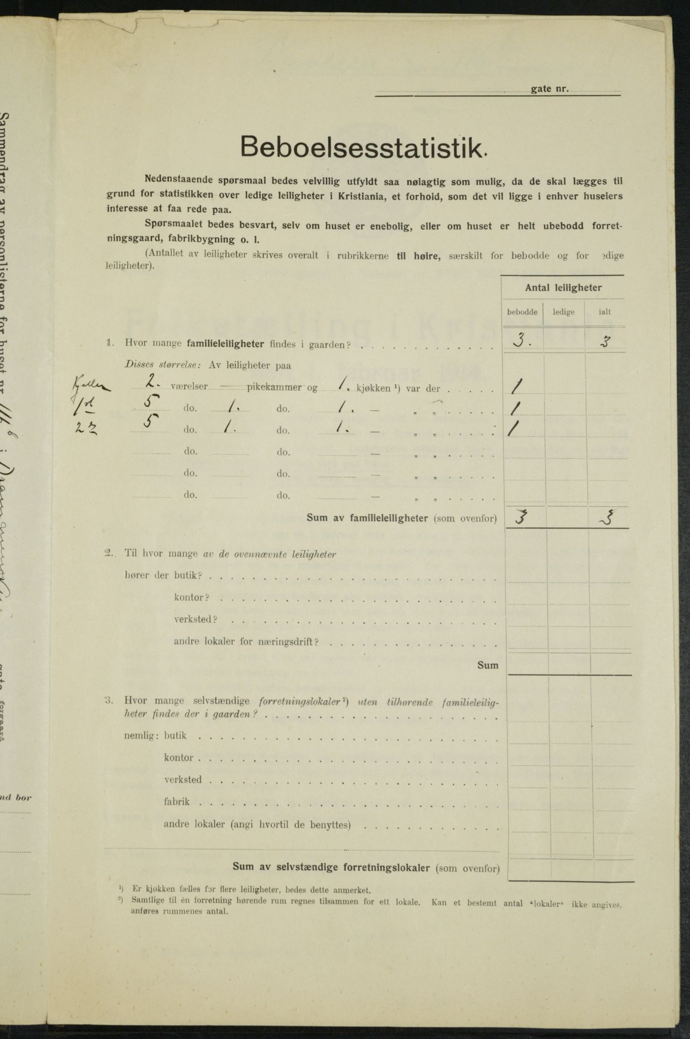 OBA, Municipal Census 1914 for Kristiania, 1914, p. 17291