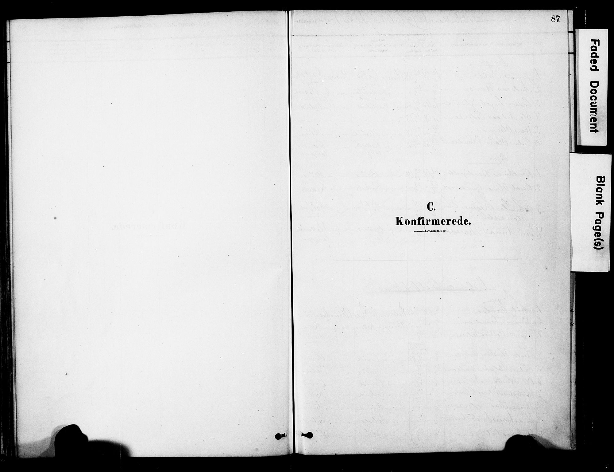 Ministerialprotokoller, klokkerbøker og fødselsregistre - Møre og Romsdal, SAT/A-1454/563/L0736: Parish register (official) no. 563A01, 1878-1903, p. 87