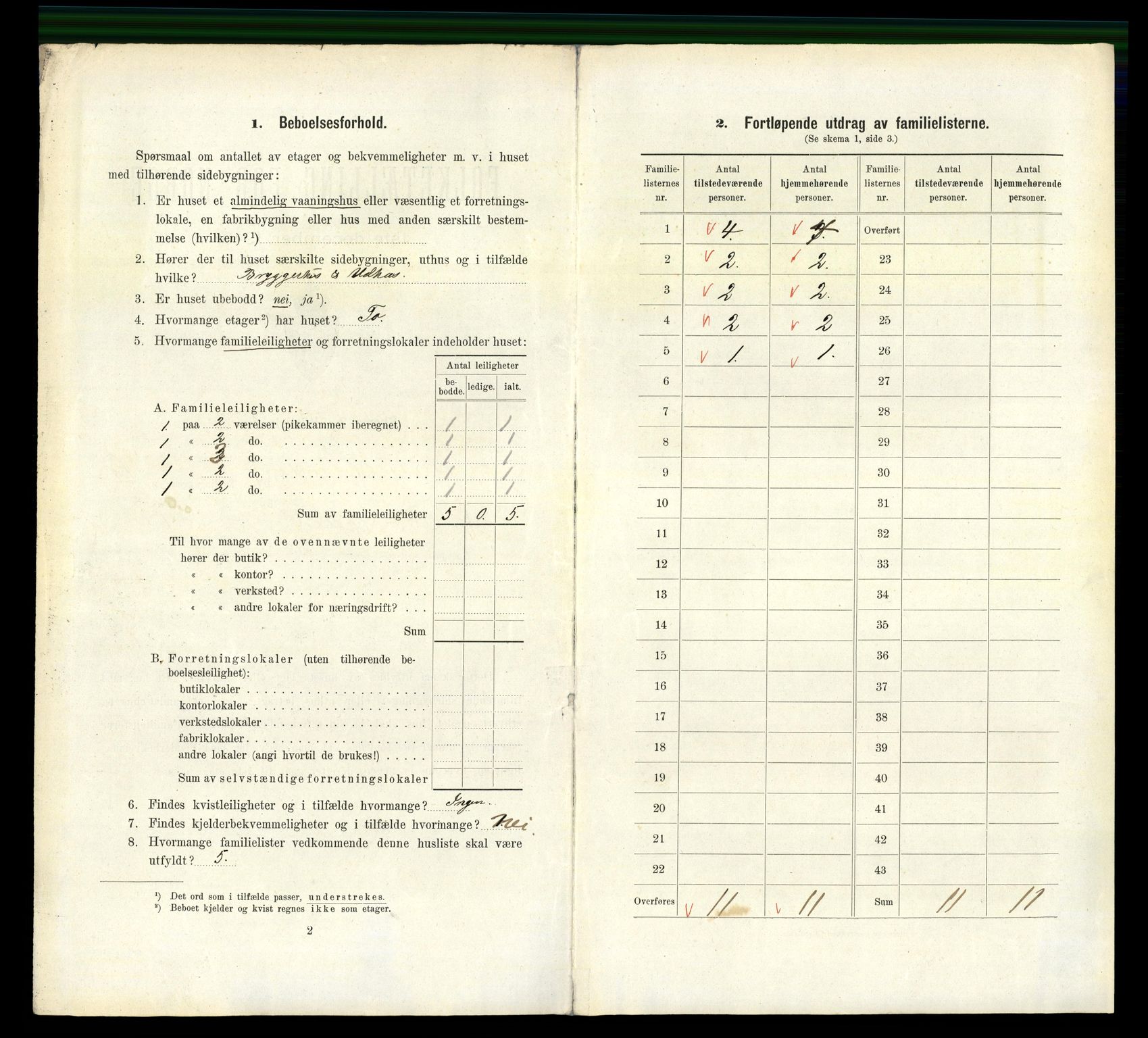 RA, 1910 census for Kristiansand, 1910, p. 4663