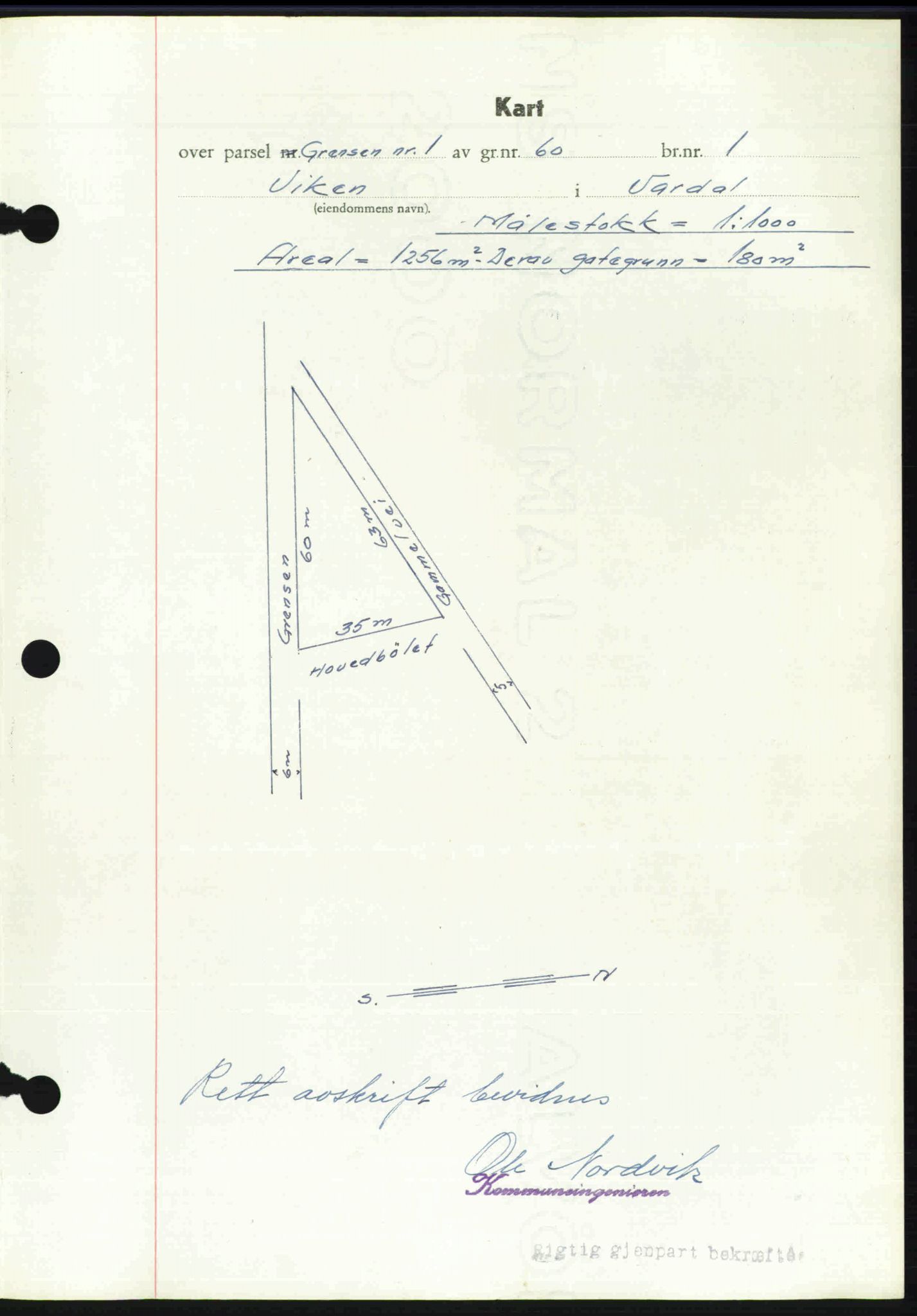 Toten tingrett, AV/SAH-TING-006/H/Hb/Hbc/L0020: Mortgage book no. Hbc-20, 1948-1948, Diary no: : 2727/1948