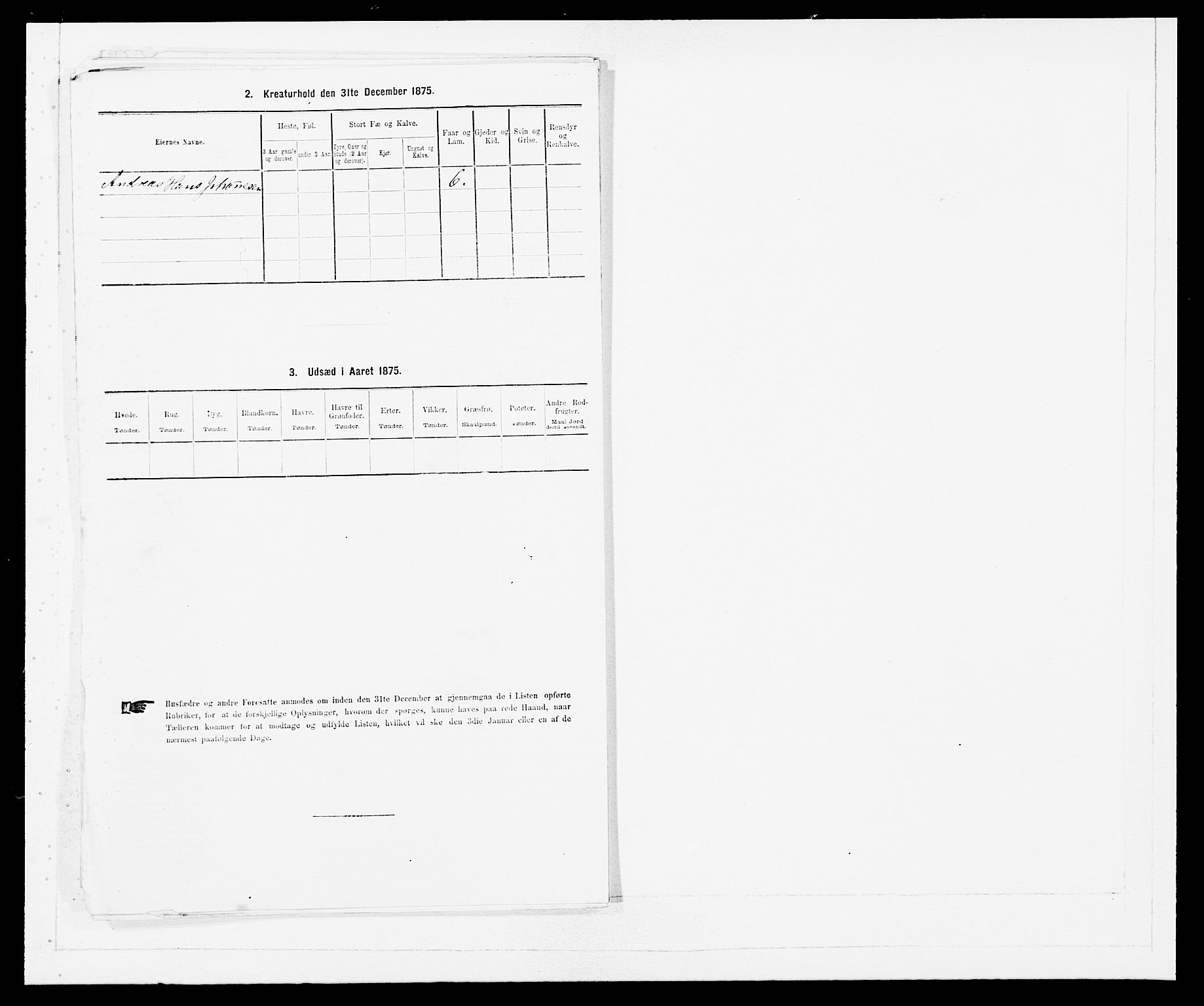 SAB, 1875 census for 1430P Indre Holmedal, 1875, p. 318