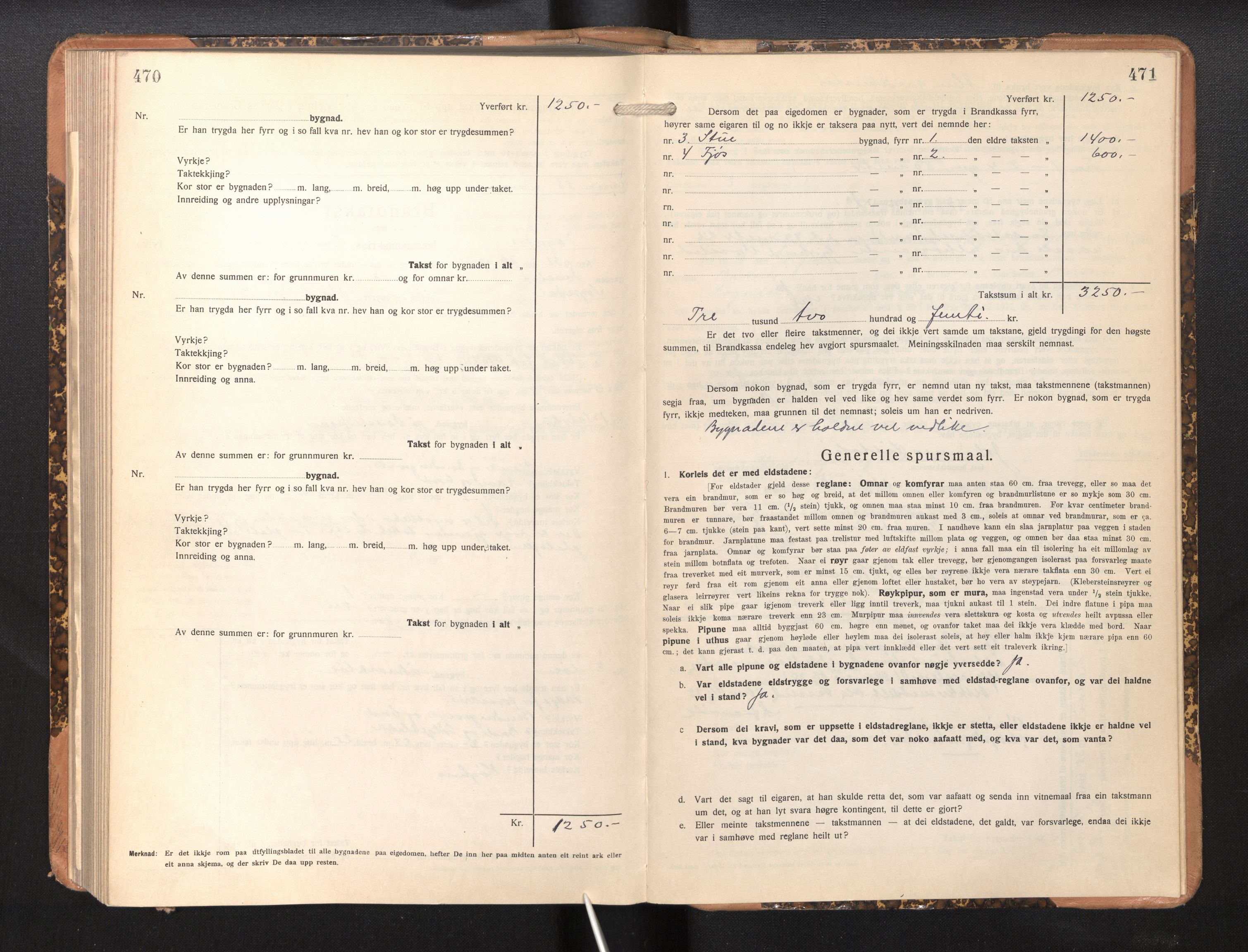 Lensmannen i Sogndal, AV/SAB-A-29901/0012/L0013: Branntakstprotokoll, skjematakst, 1931-1938, p. 470-471