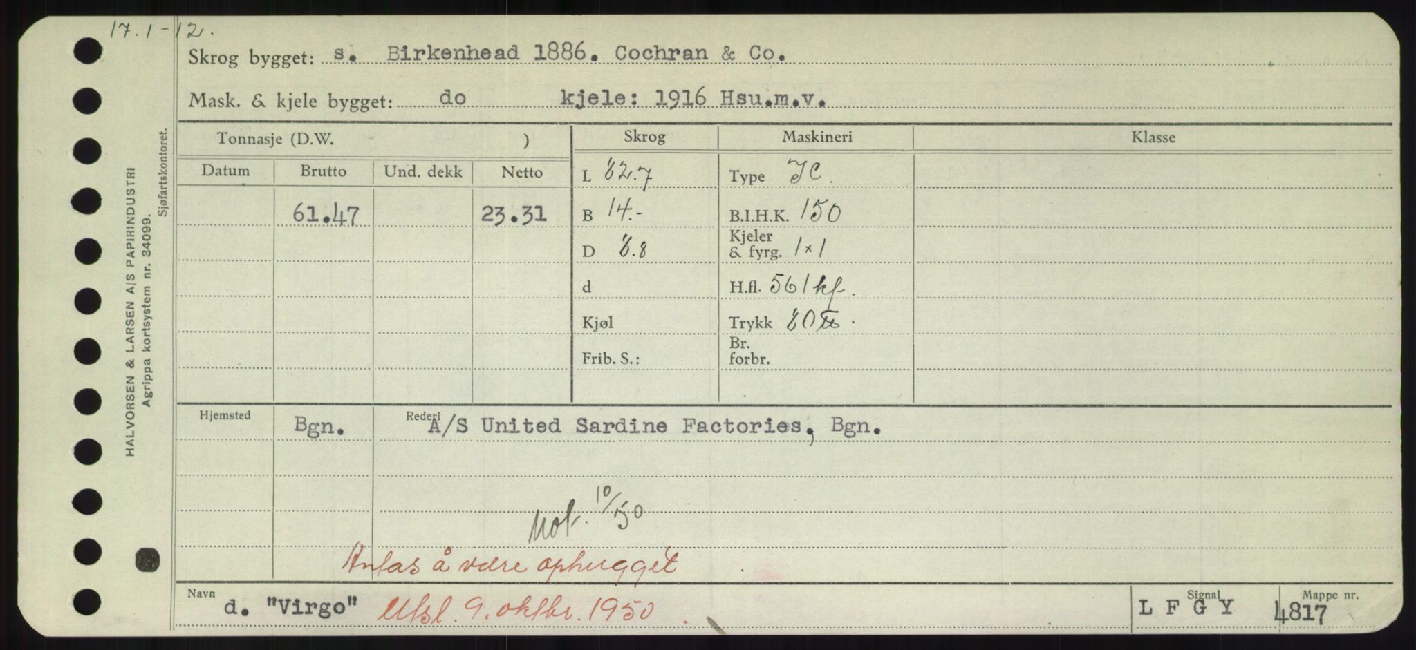 Sjøfartsdirektoratet med forløpere, Skipsmålingen, AV/RA-S-1627/H/Hd/L0042: Fartøy, Vi-We, p. 47