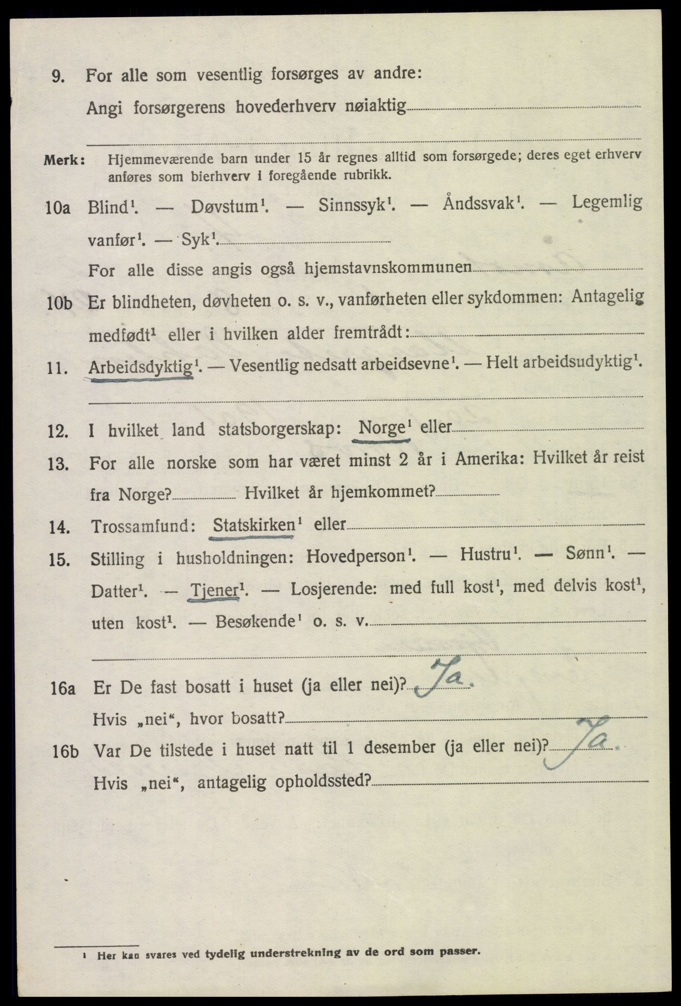 SAH, 1920 census for Åmot, 1920, p. 3840