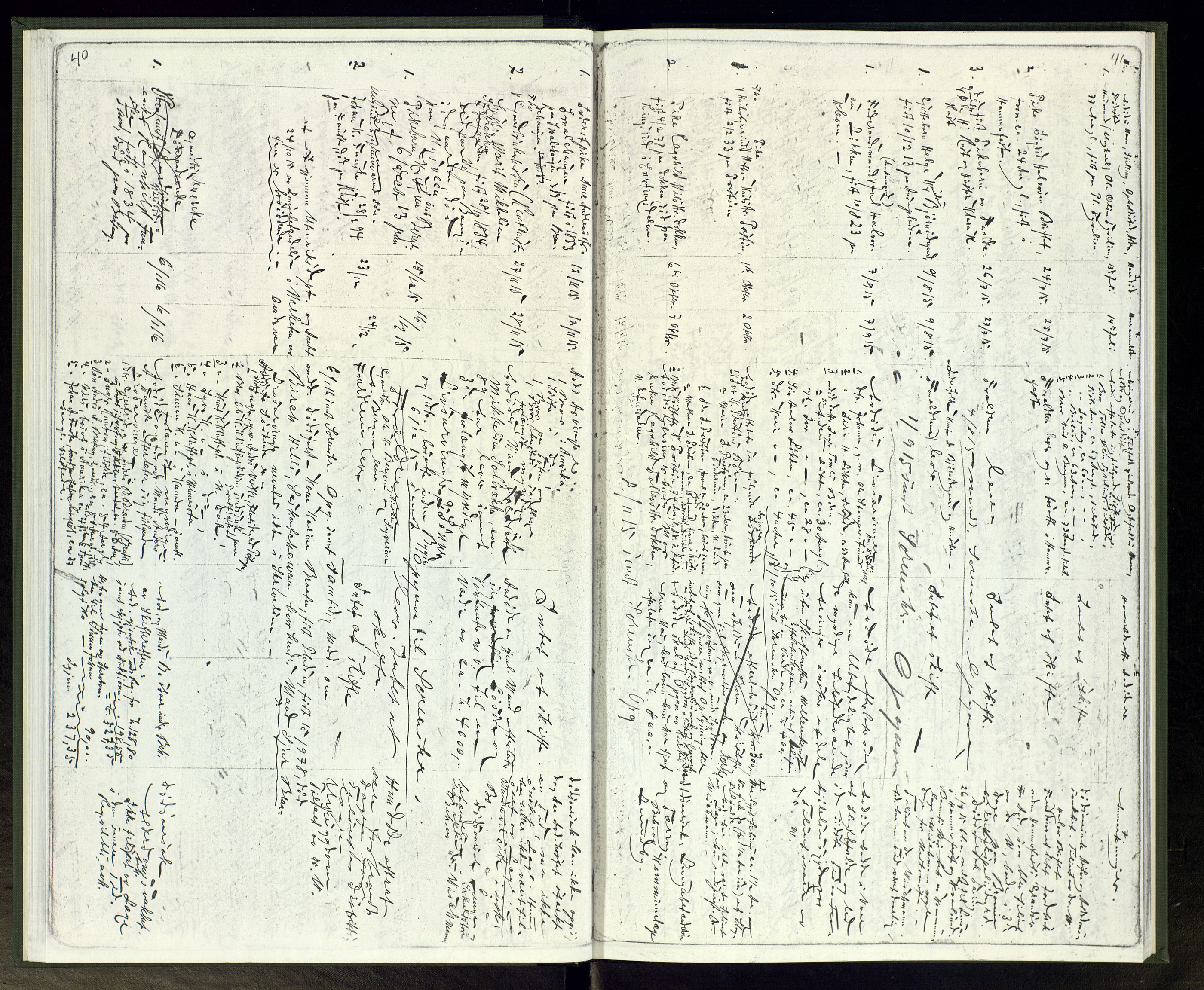 Etnedal lensmannskontor, SAH/LOE-016/H/Ha/L0002: Dødsfallsprotokoll, 1901-1938, p. 40-41