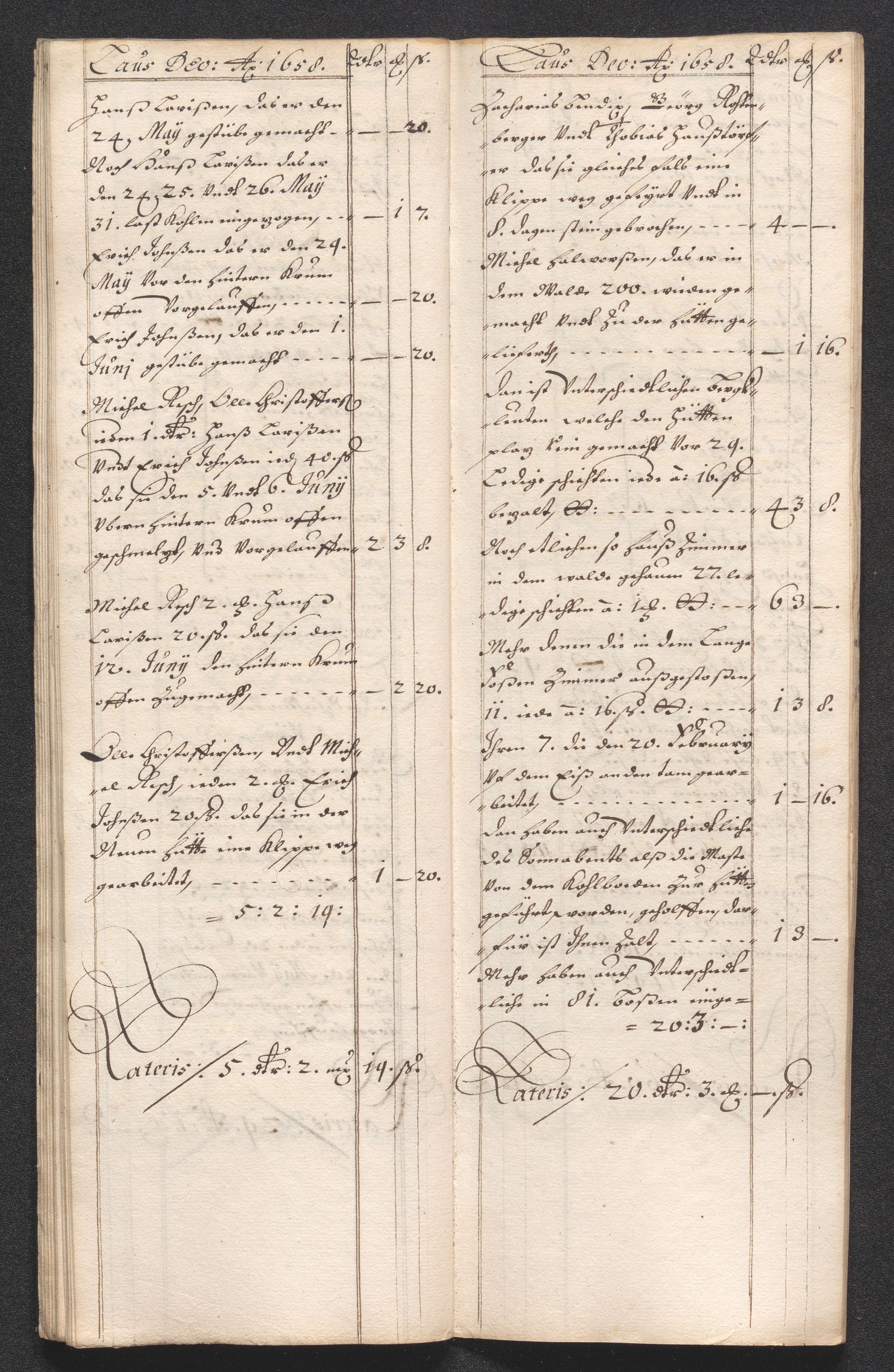 Kongsberg Sølvverk 1623-1816, AV/SAKO-EA-3135/001/D/Dc/Dcd/L0033: Utgiftsregnskap for gruver m.m. , 1658, p. 298