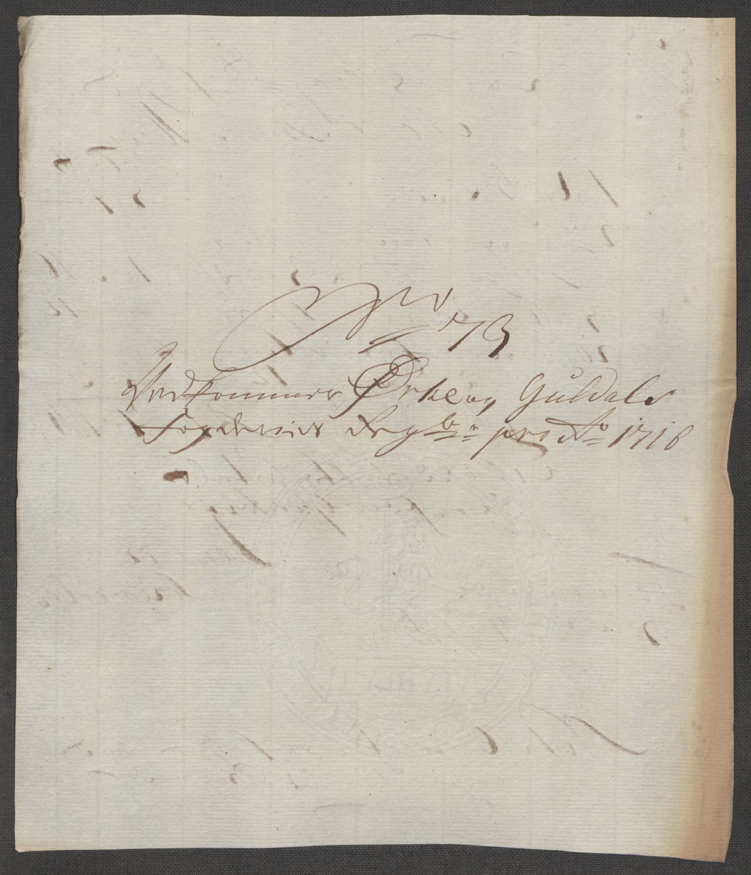 Rentekammeret inntil 1814, Reviderte regnskaper, Fogderegnskap, AV/RA-EA-4092/R60/L3968: Fogderegnskap Orkdal og Gauldal, 1716, p. 177