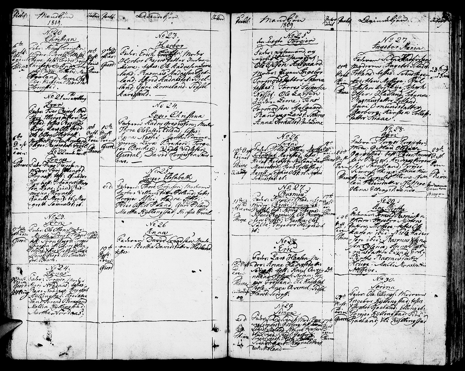 Lye sokneprestkontor, AV/SAST-A-101794/001/30BA/L0002: Parish register (official) no. A 2, 1799-1817, p. 69