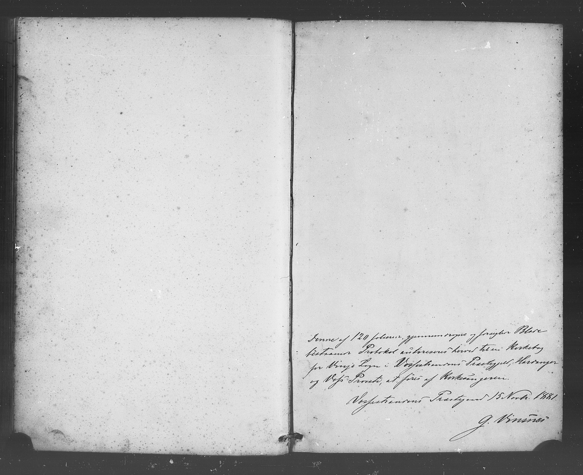 Vossestrand Sokneprestembete, AV/SAB-A-79101/H/Hab: Parish register (copy) no. B 3, 1880-1907