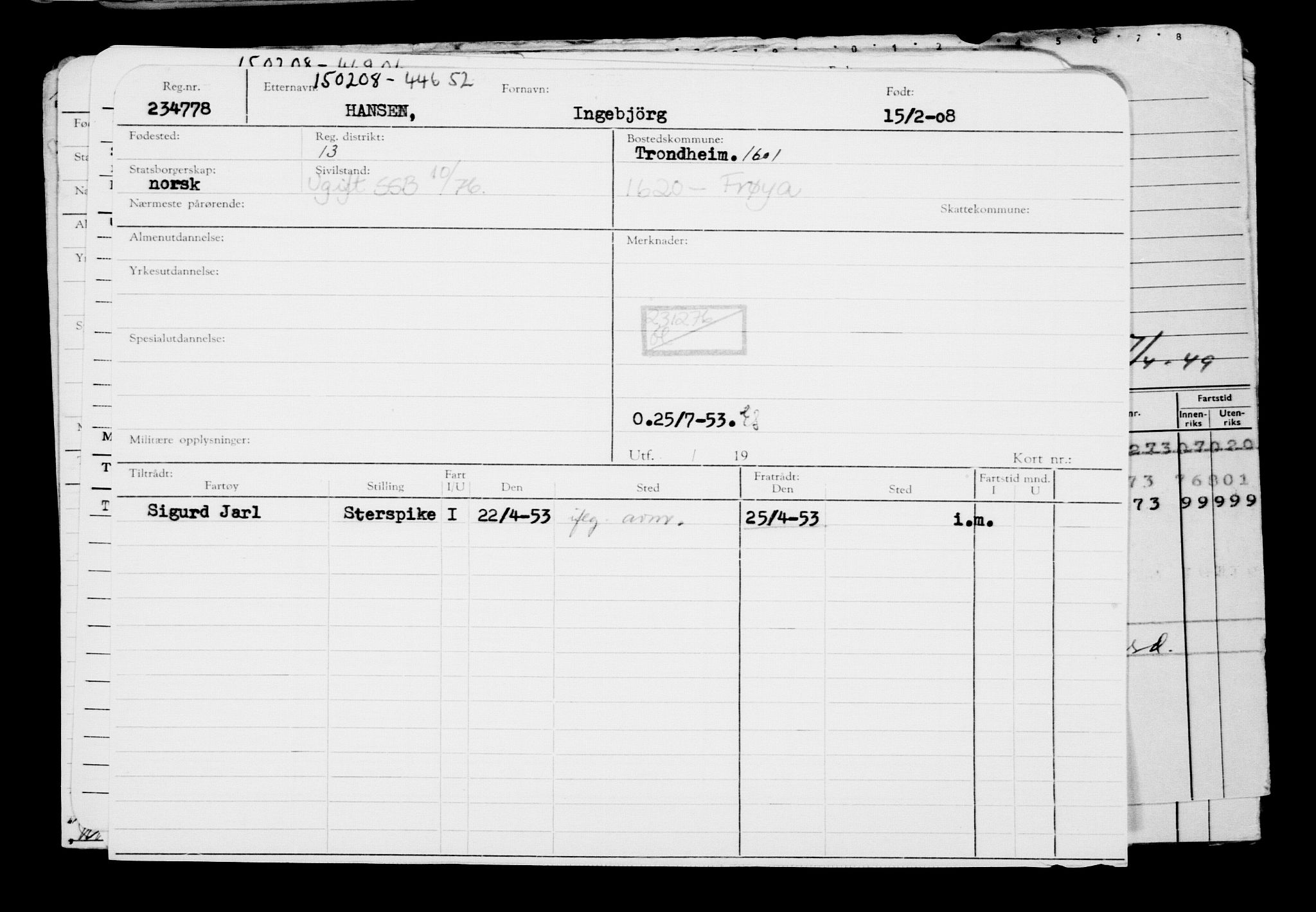 Direktoratet for sjømenn, AV/RA-S-3545/G/Gb/L0075: Hovedkort, 1908, p. 591