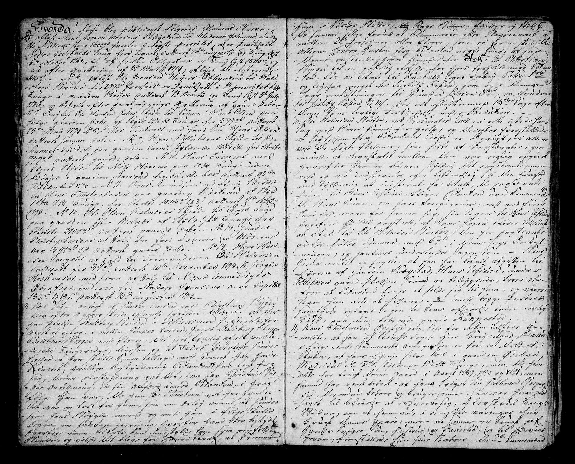 Nedre Romerike sorenskriveri, AV/SAO-A-10469/F/Fb/L0046: Tingbok, 1794-1799, p. 5b-6a