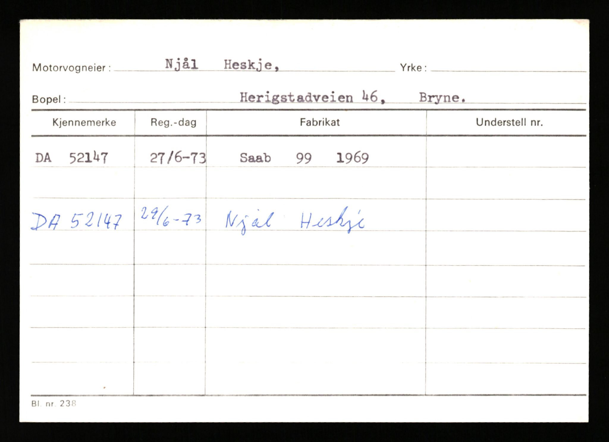 Stavanger trafikkstasjon, AV/SAST-A-101942/0/G/L0007: Registreringsnummer: 49019 - 67460, 1930-1971, p. 813