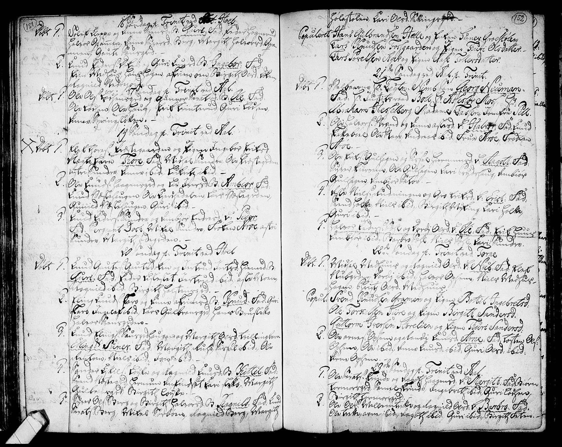 Ål kirkebøker, SAKO/A-249/F/Fa/L0002: Parish register (official) no. I 2, 1771-1806, p. 151-152