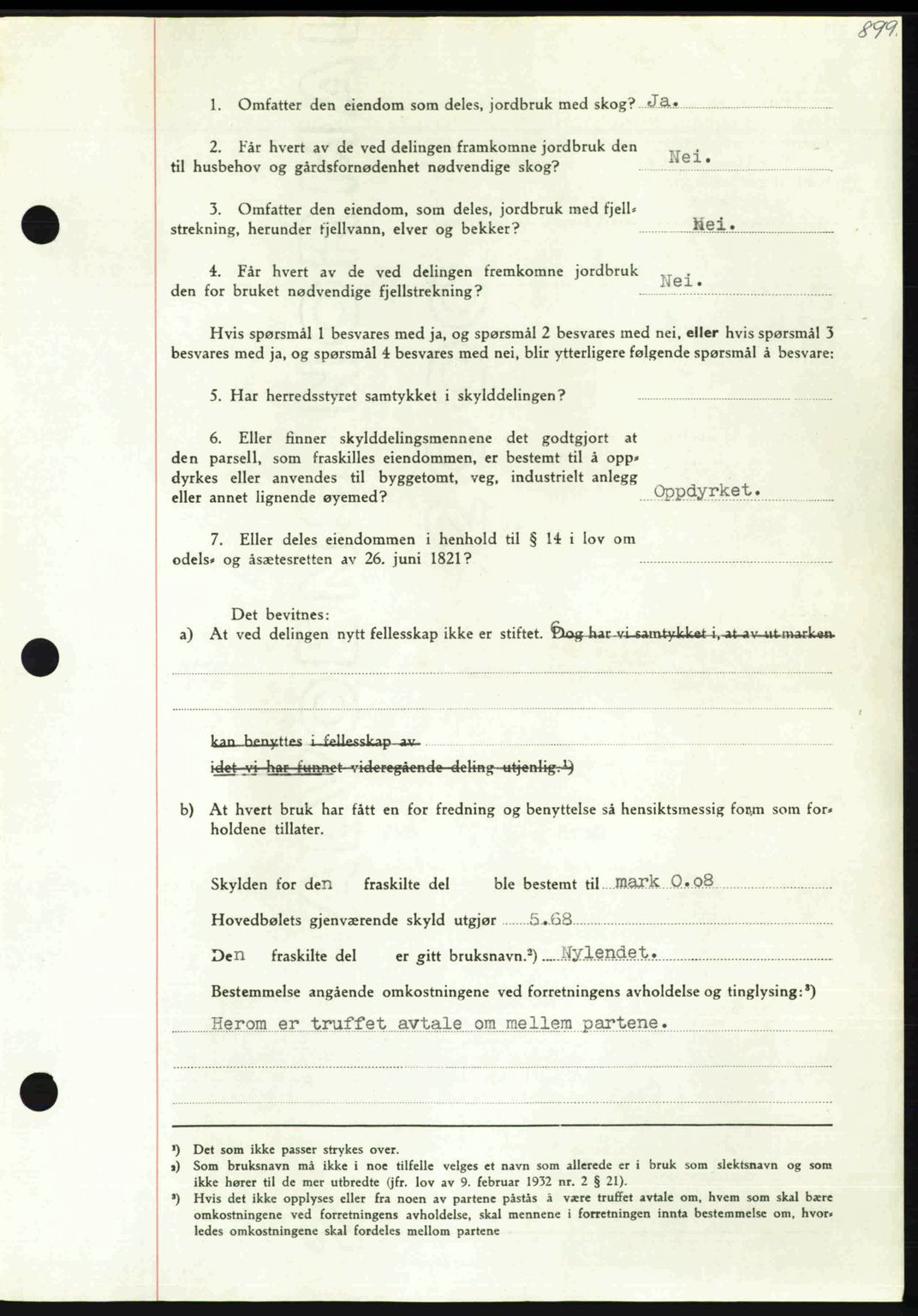 Nordmøre sorenskriveri, AV/SAT-A-4132/1/2/2Ca: Mortgage book no. A109, 1948-1948, Diary no: : 3193/1948