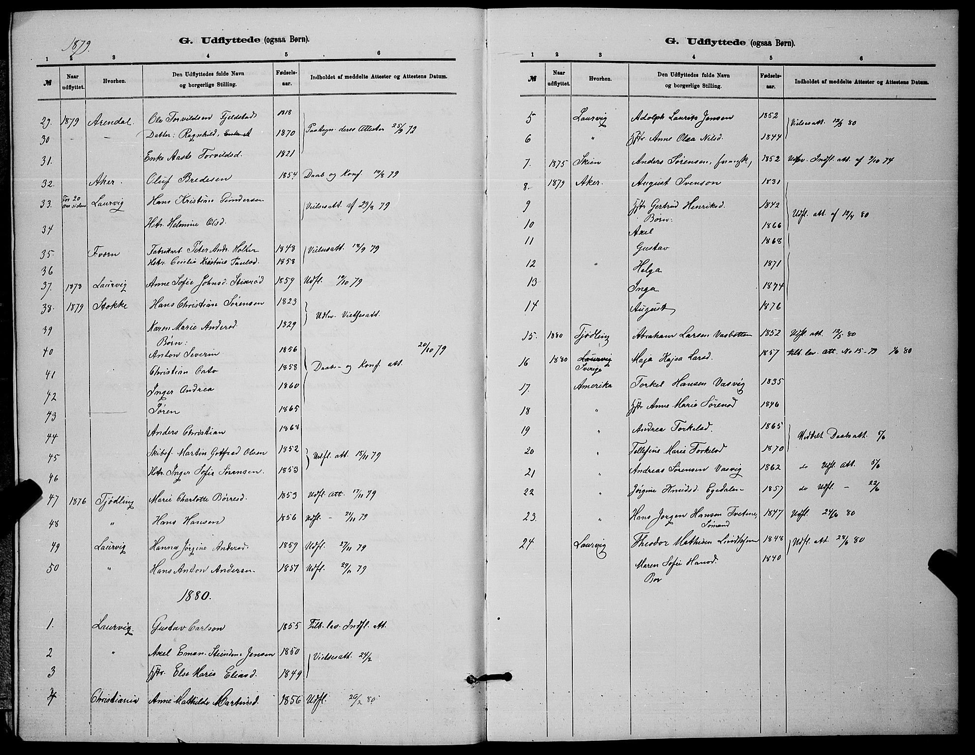 Brunlanes kirkebøker, SAKO/A-342/G/Ga/L0003: Parish register (copy) no. I 3, 1877-1898