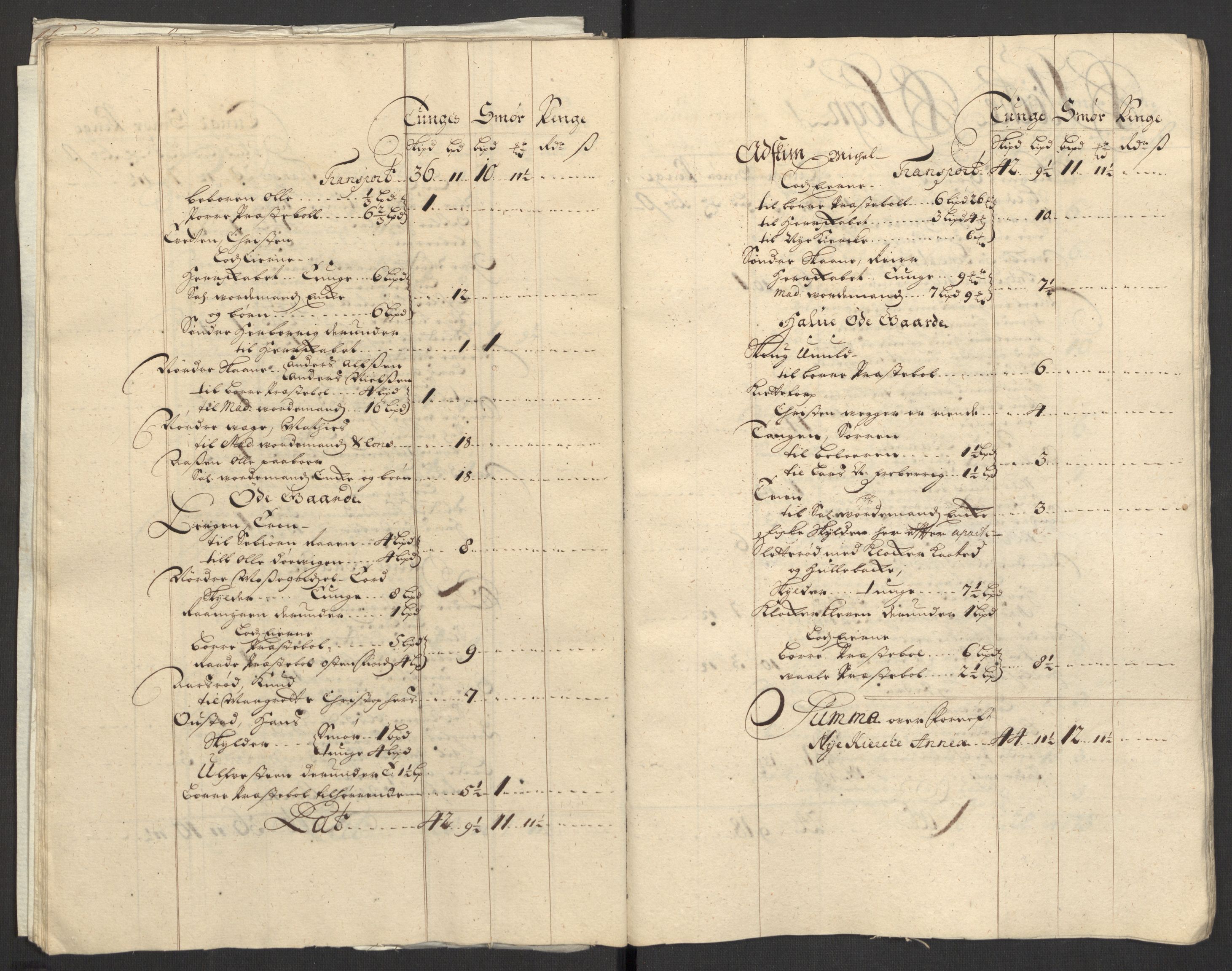 Rentekammeret inntil 1814, Reviderte regnskaper, Fogderegnskap, RA/EA-4092/R32/L1873: Fogderegnskap Jarlsberg grevskap, 1708, p. 39