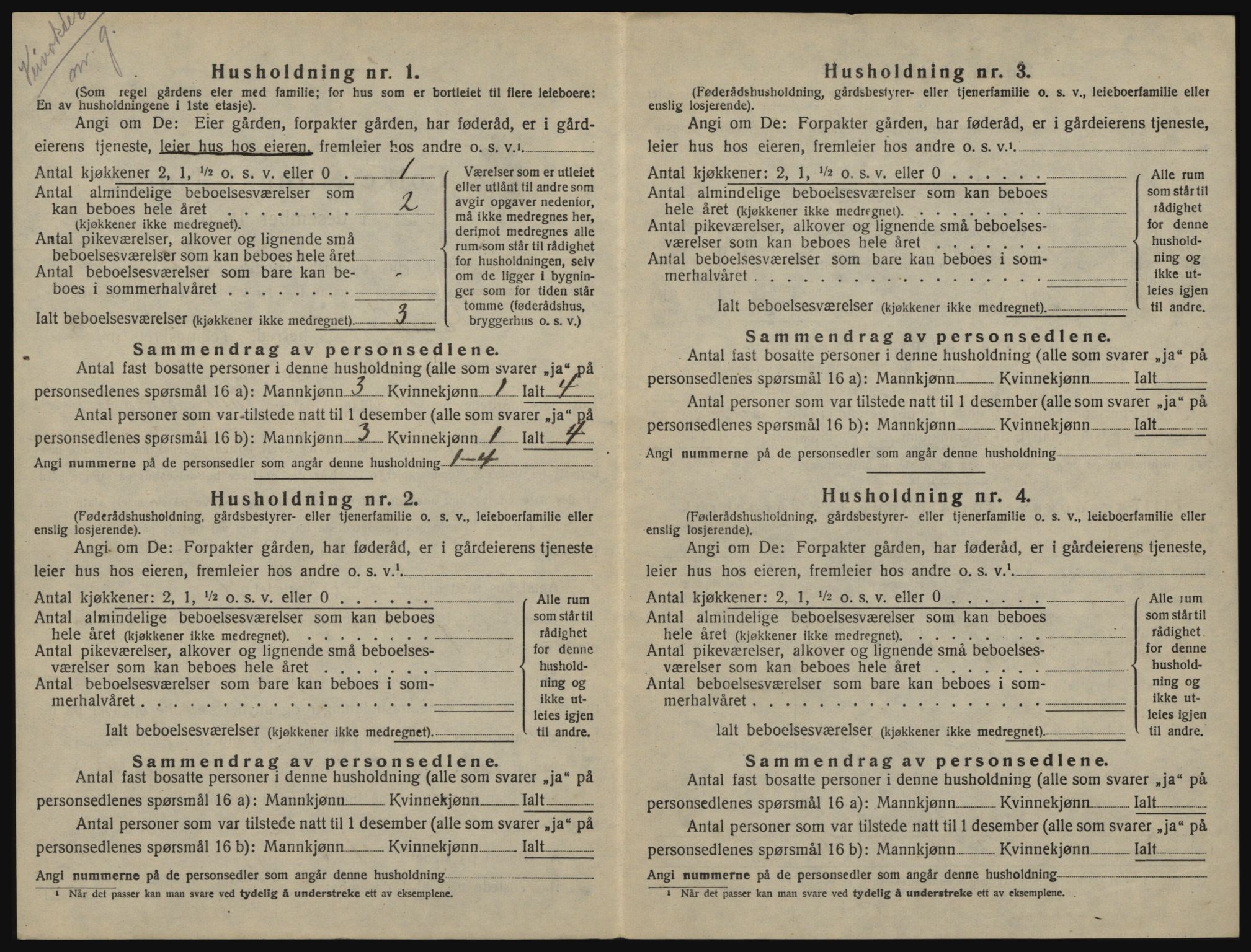 SAO, 1920 census for Onsøy, 1920, p. 293