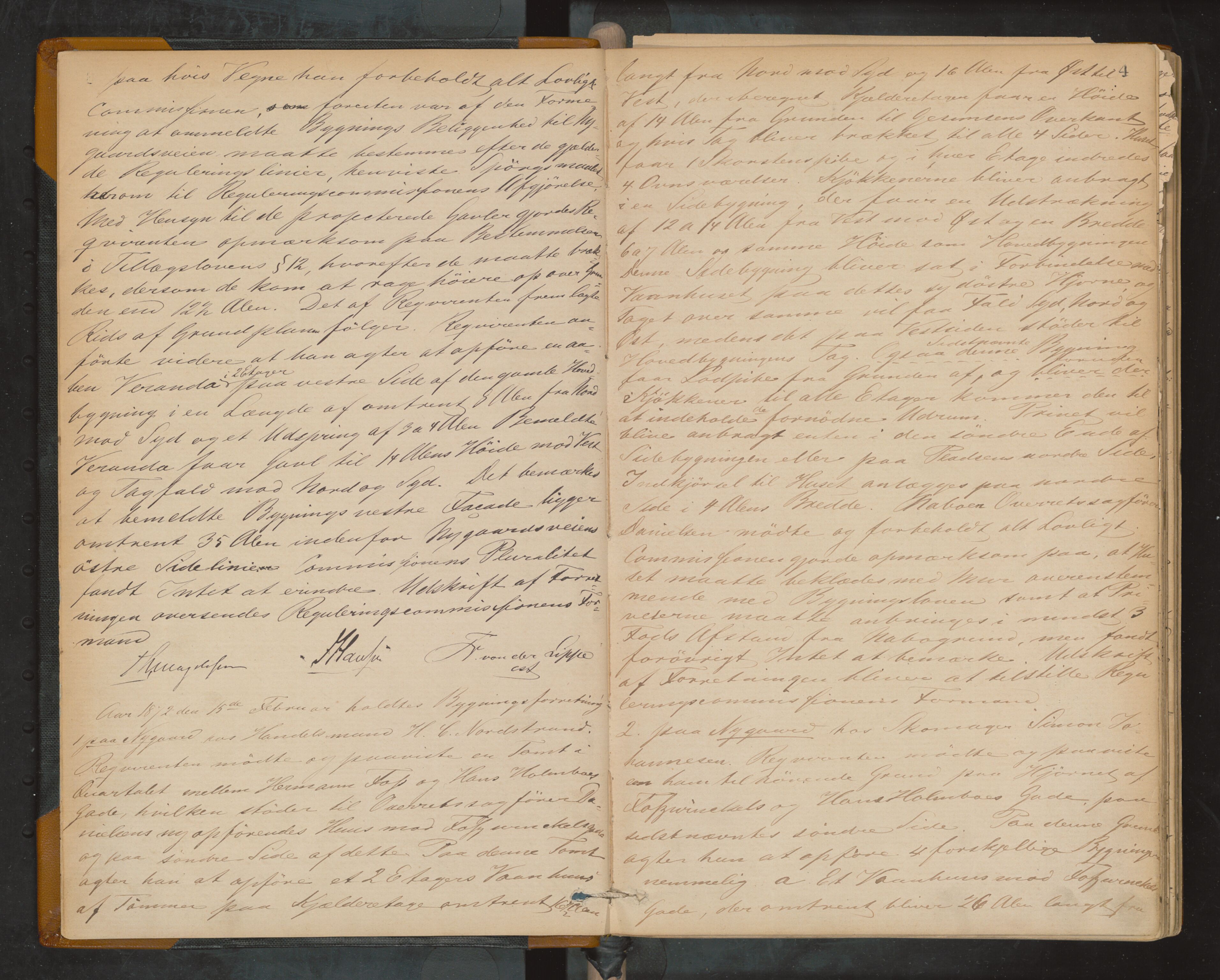 Bergen kommune. Bygningssjefen, BBA/A-0430.1/A/Ab/L0006: Forhandlingsprotokoll, 1872-1877