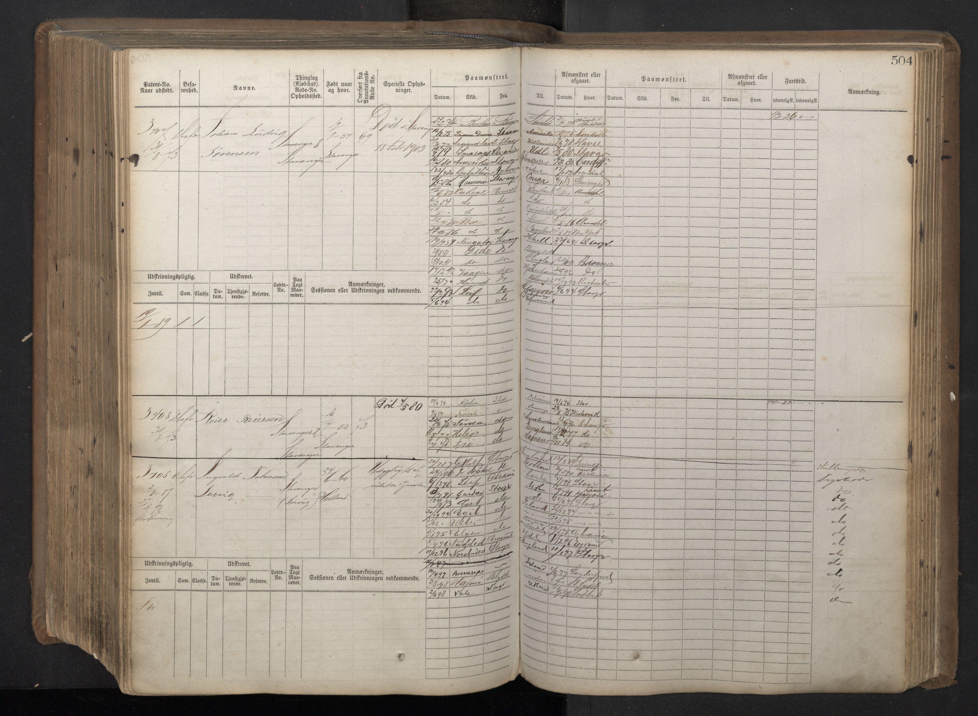 Stavanger sjømannskontor, AV/SAST-A-102006/F/Fb/Fbb/L0018: Sjøfartshovedrulle patnentnr. 2402-3602 (dublett), 1869, p. 508