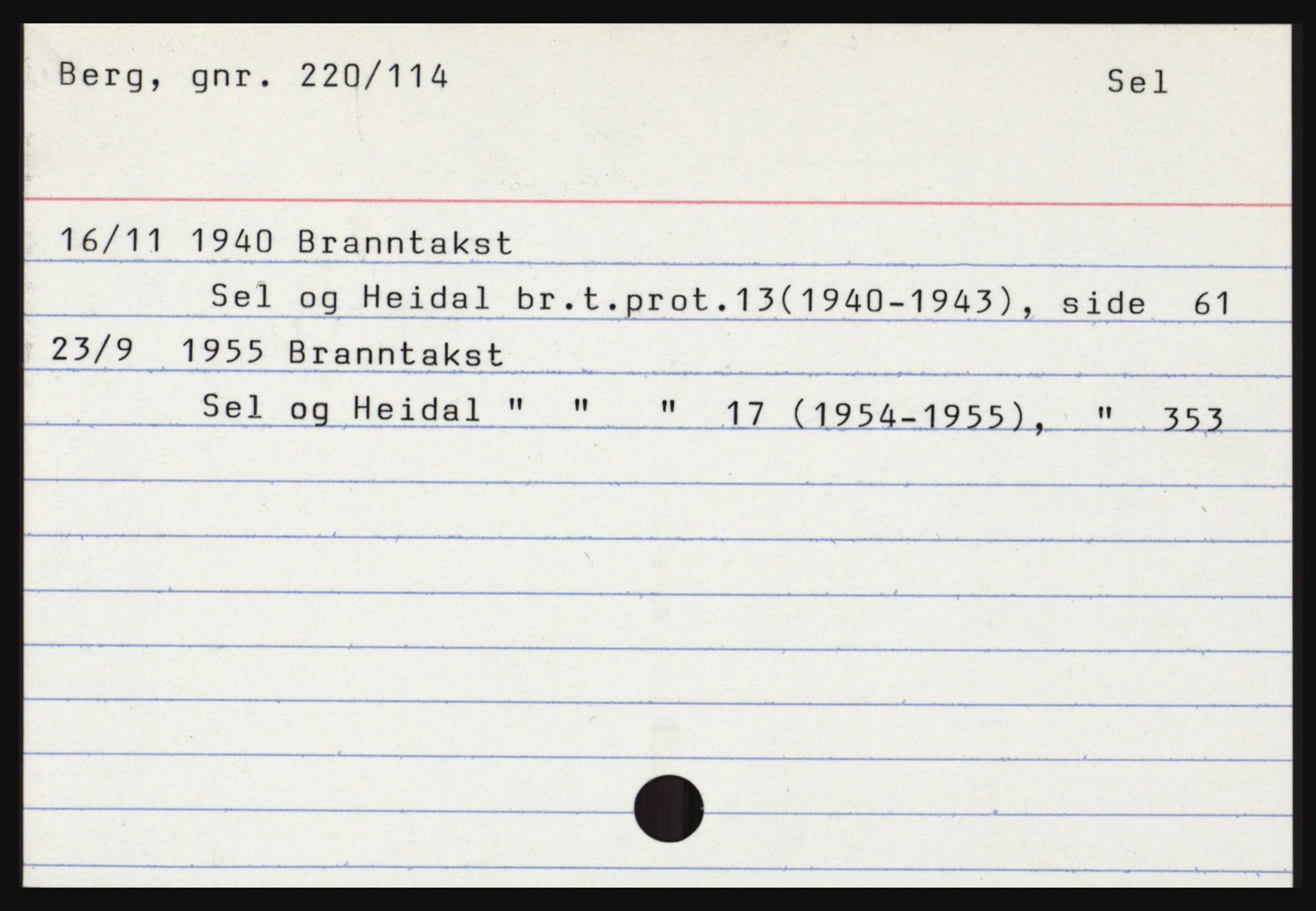 Norges Brannkasse, Sel og Heidal, AV/SAH-NBRANH-034, p. 22