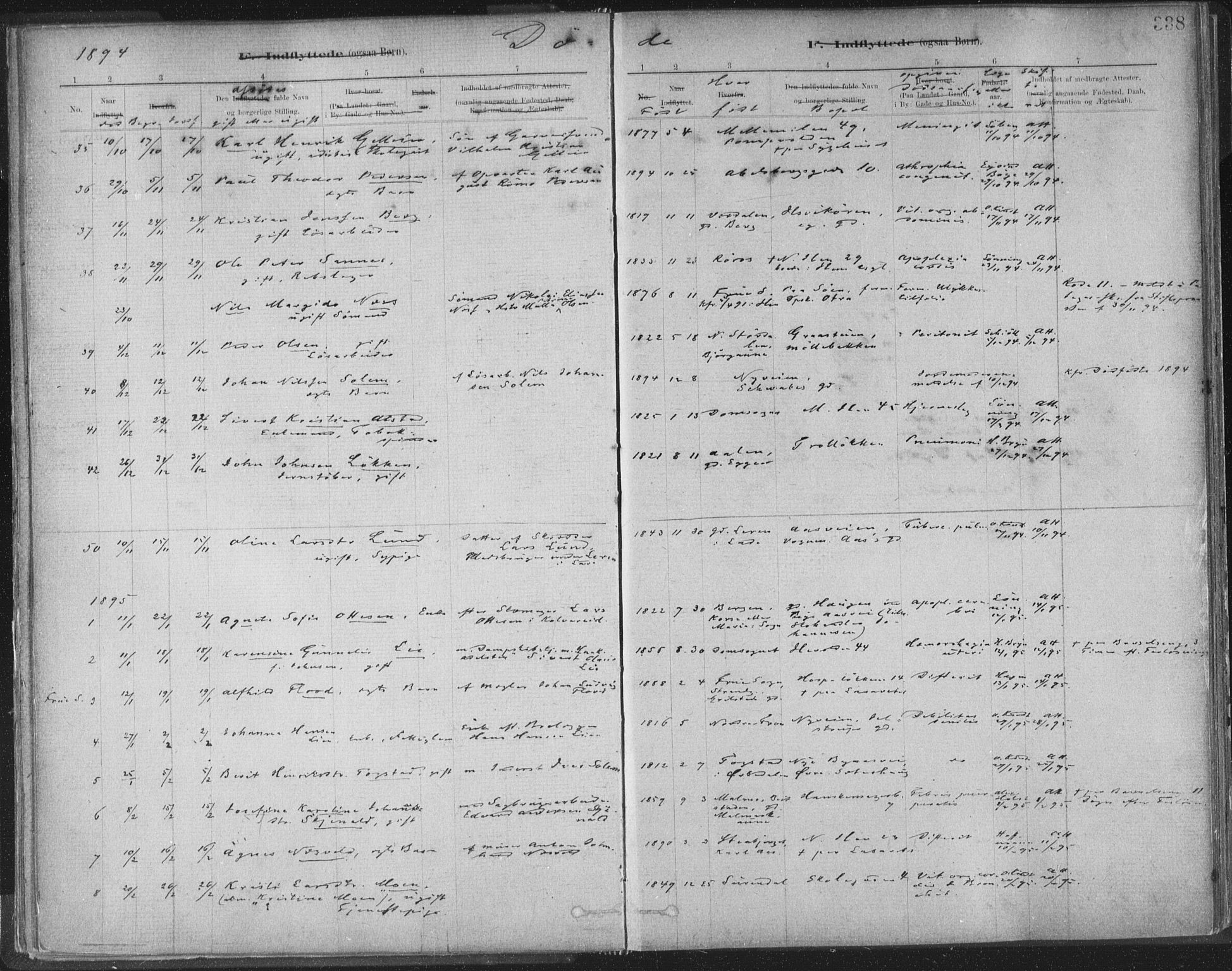 Ministerialprotokoller, klokkerbøker og fødselsregistre - Sør-Trøndelag, SAT/A-1456/603/L0163: Parish register (official) no. 603A02, 1879-1895, p. 338