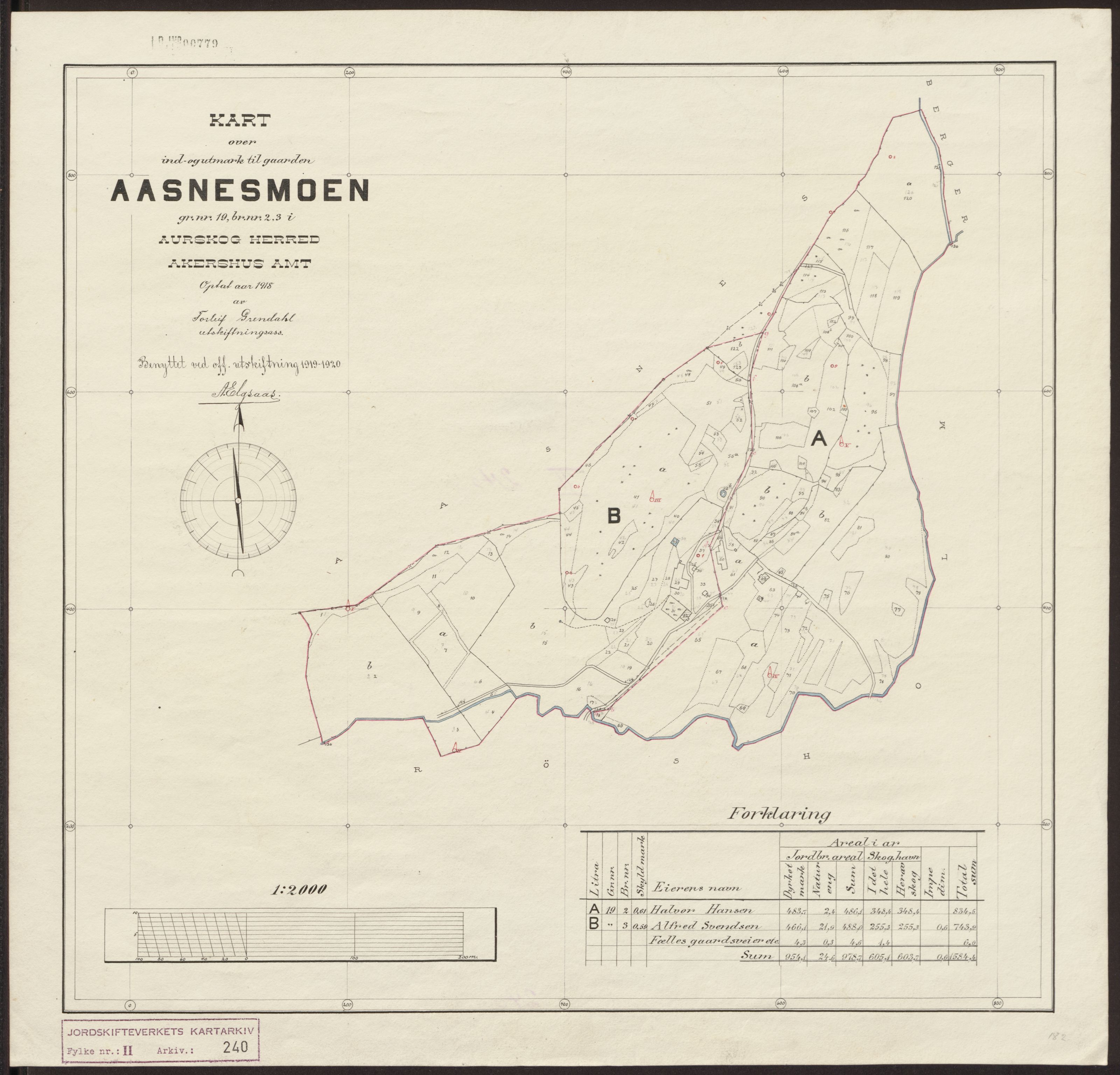 Jordskifteverkets kartarkiv, RA/S-3929/T, 1859-1988, p. 319