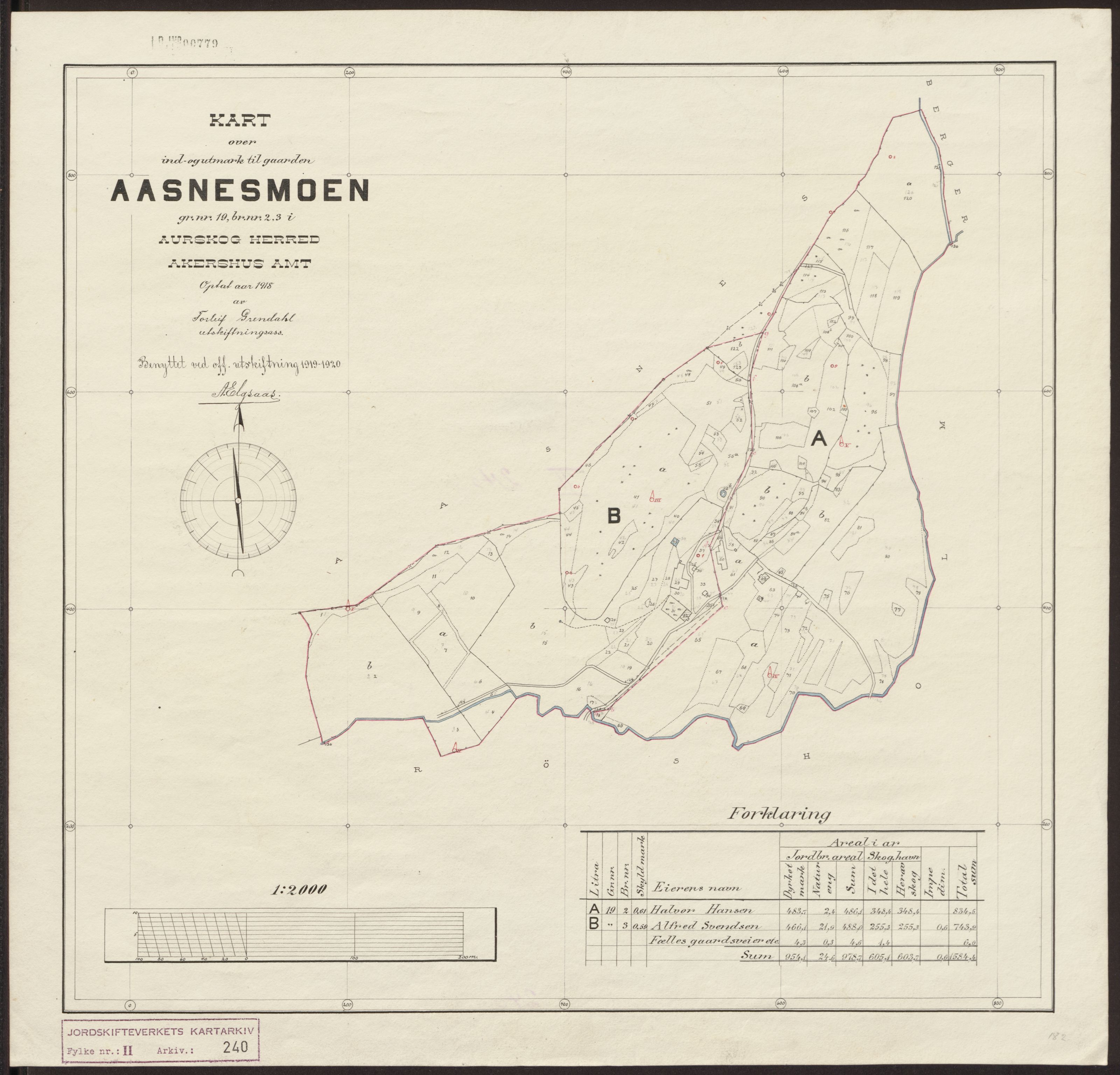 Jordskifteverkets kartarkiv, AV/RA-S-3929/T, 1859-1988, p. 319