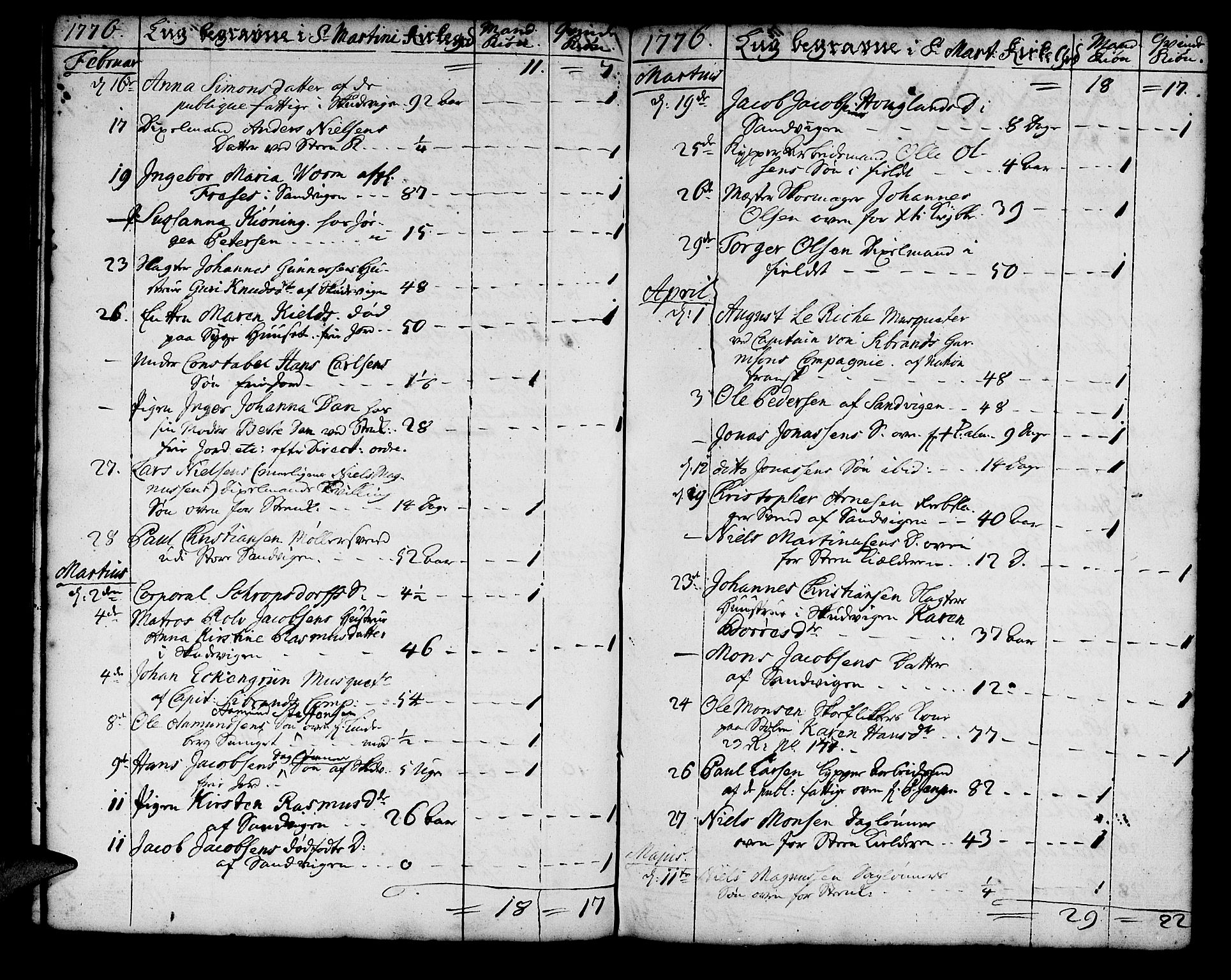 Korskirken sokneprestembete, SAB/A-76101/H/Haa/L0011: Parish register (official) no. A 11, 1731-1785, p. 104