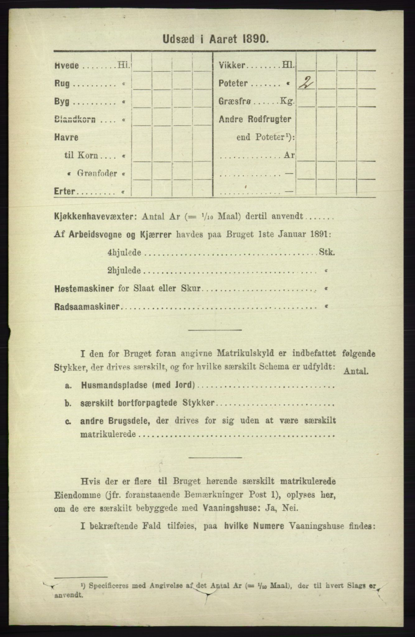 RA, 1891 census for 1230 Ullensvang, 1891, p. 7117