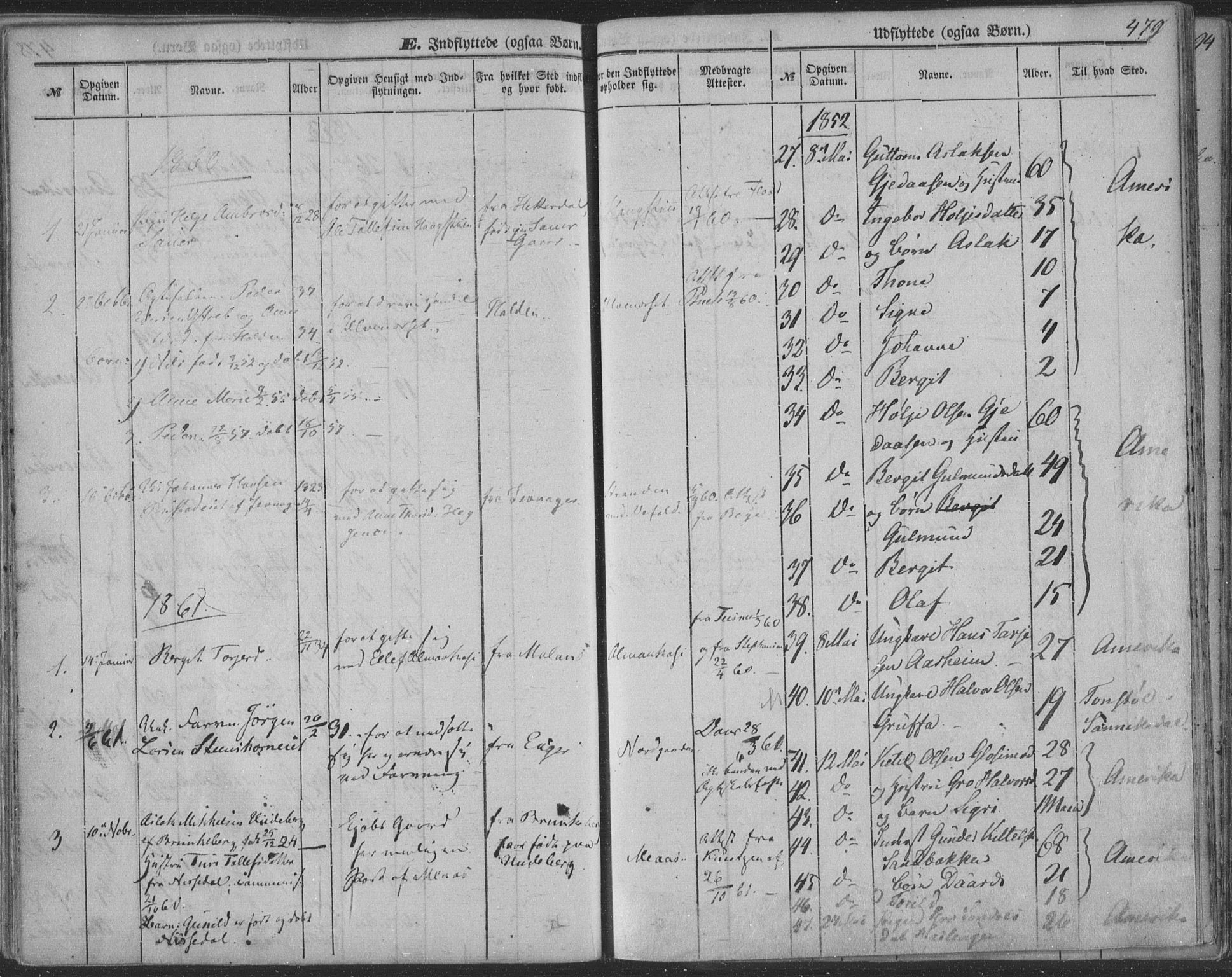 Seljord kirkebøker, SAKO/A-20/F/Fa/L012b: Parish register (official) no. I 12B, 1850-1865, p. 479