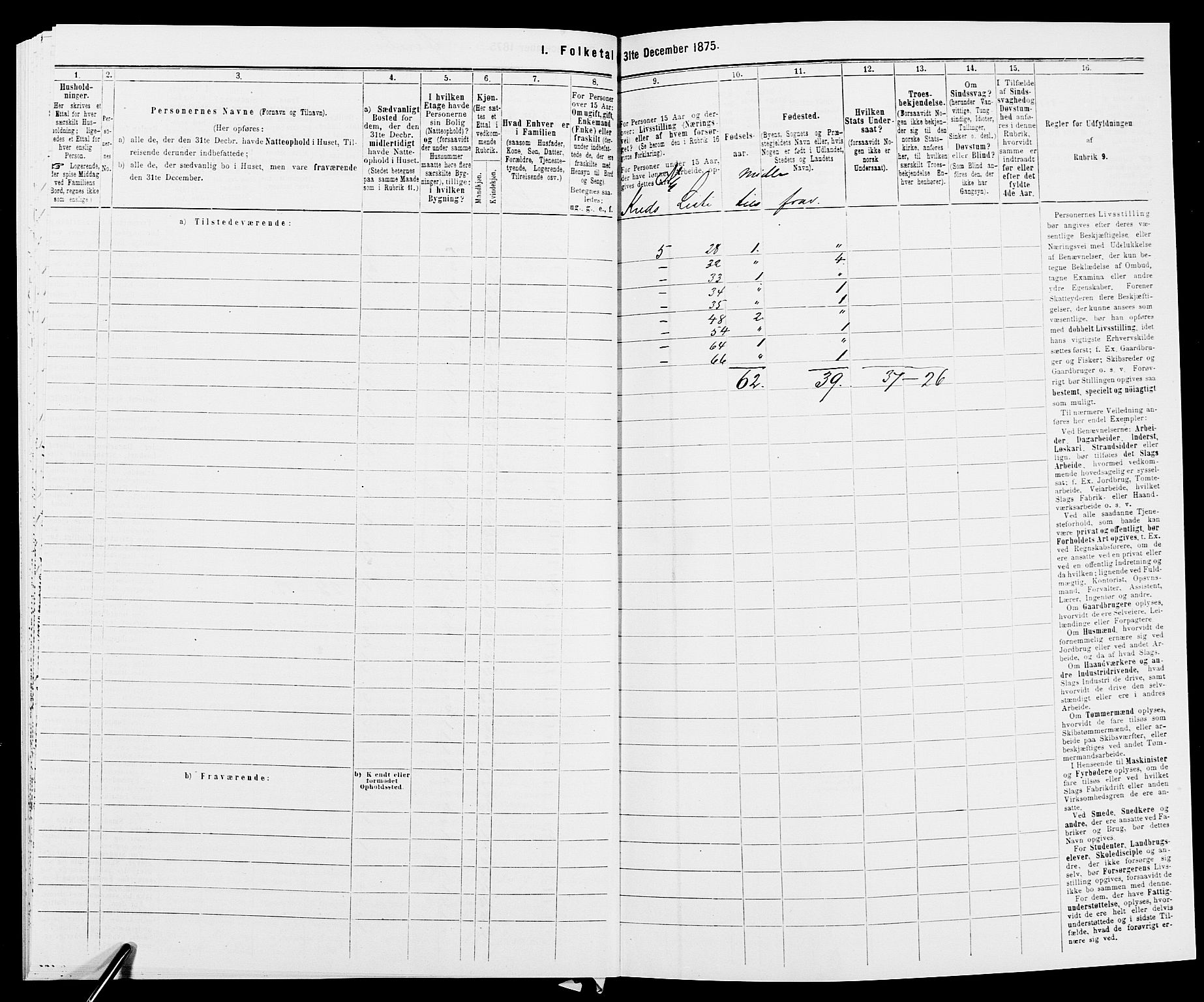 SAK, 1875 census for 1016P Øvrebø, 1875, p. 29