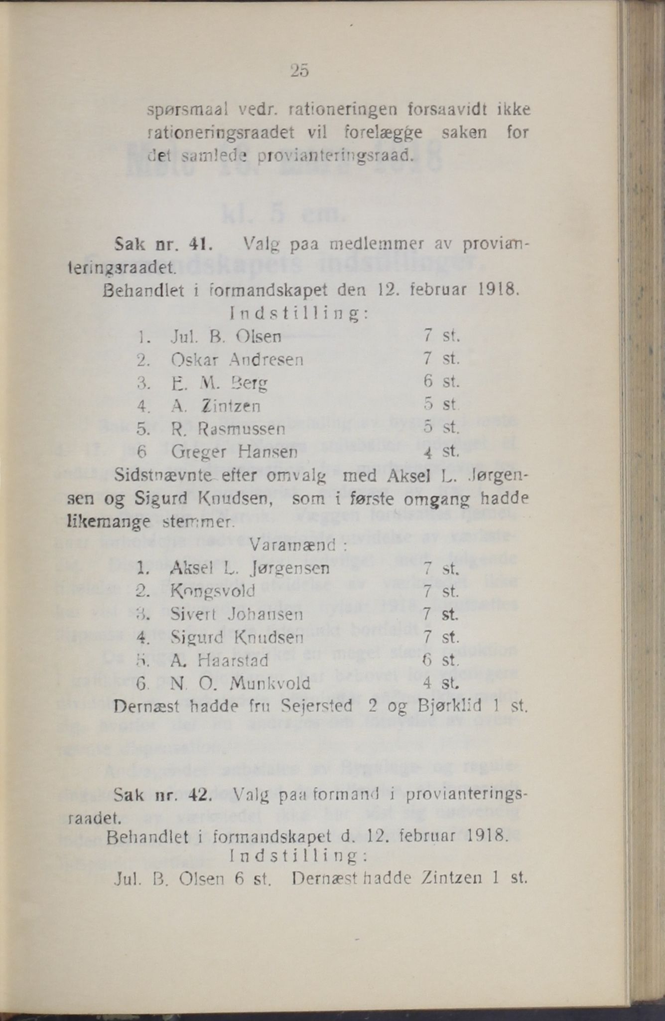 Narvik kommune. Formannskap , AIN/K-18050.150/A/Ab/L0008: Møtebok, 1918