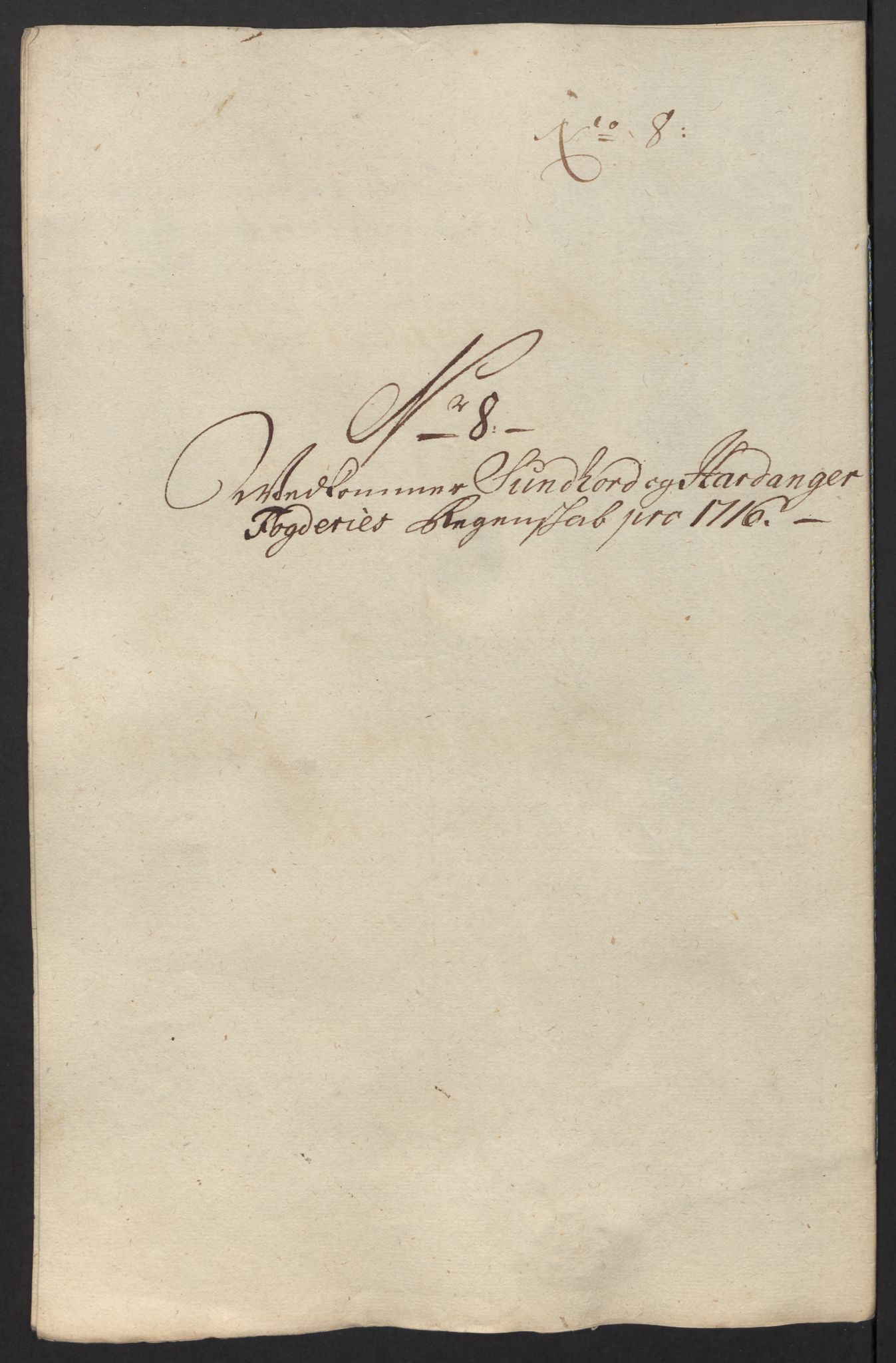 Rentekammeret inntil 1814, Reviderte regnskaper, Fogderegnskap, RA/EA-4092/R48/L2992: Fogderegnskap Sunnhordland og Hardanger, 1716, p. 78